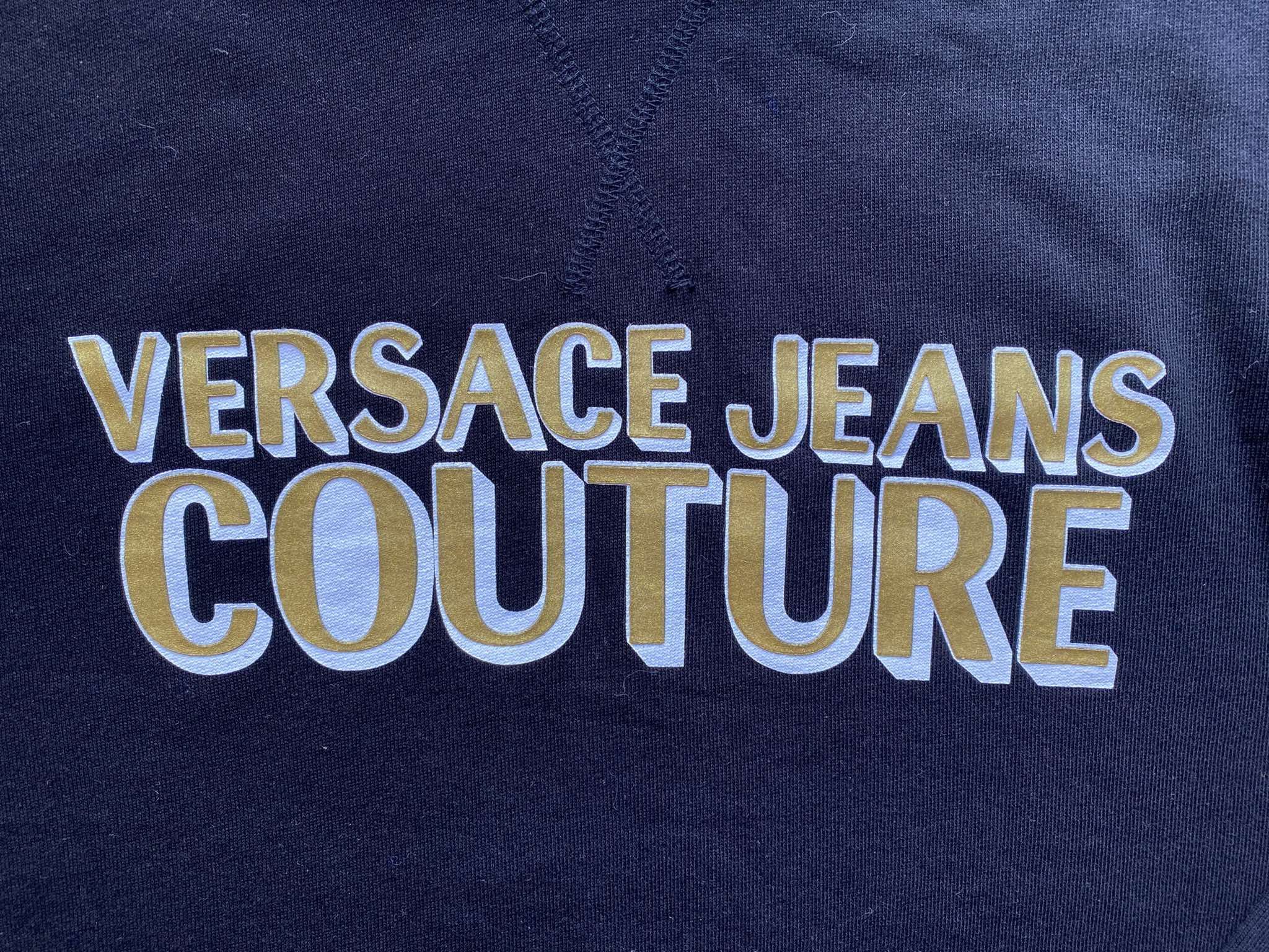 Versace Jeans Couture Versace Jeans Couture Gold Logo Hoodie Black Size US M / EU 48-50 / 2 - 3 Thumbnail
