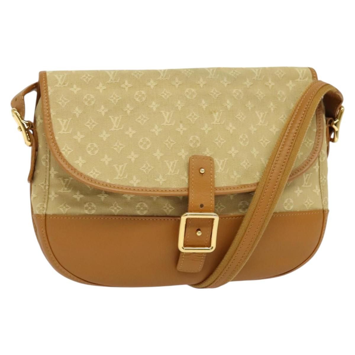 Louis Vuitton Monogram Mini Belanger Shoulder Bag Beige M92674 Lv Auth 122641, Women's