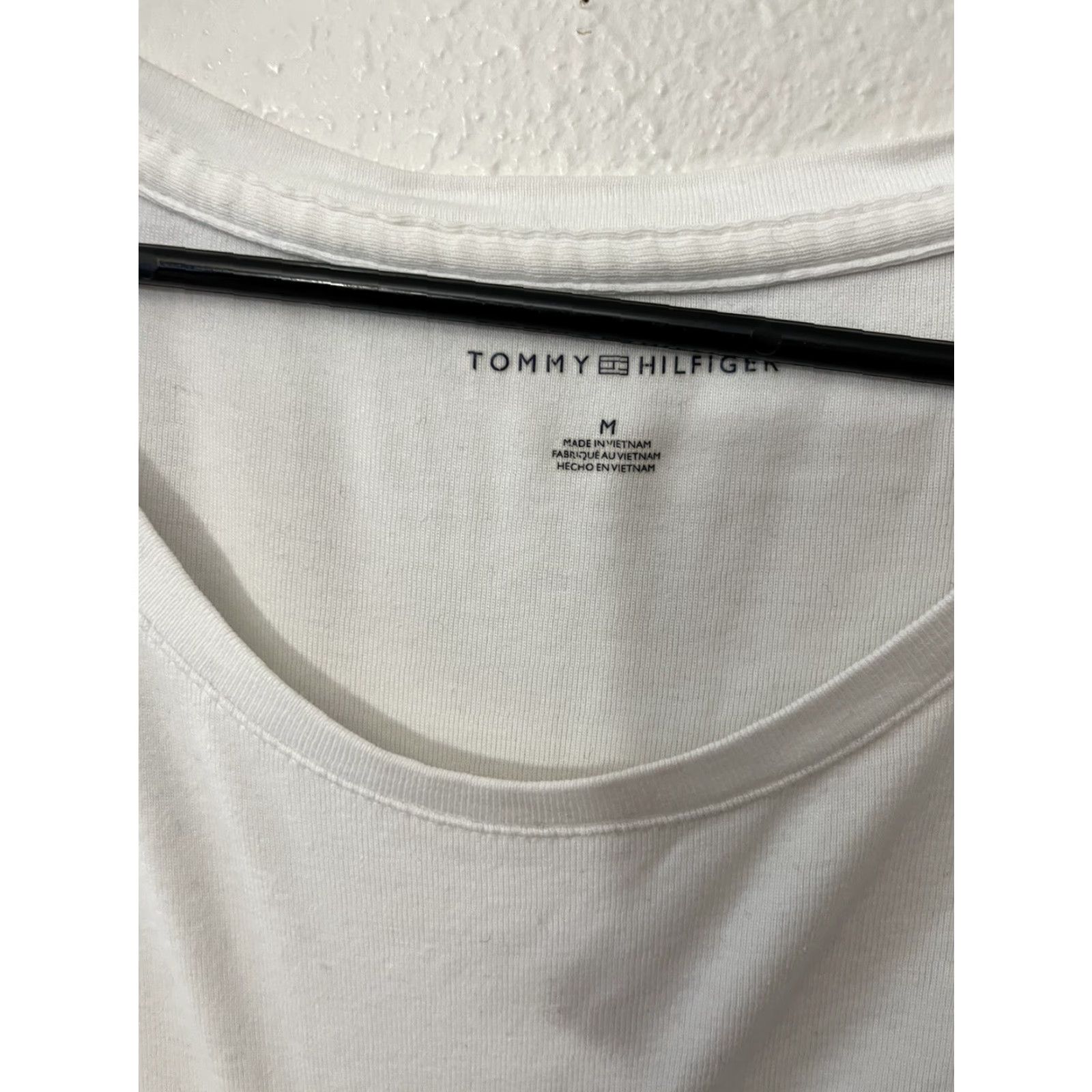 Tommy Hilfiger Tommy Hilfiger Shirt Womens Adult Medium White Long Sleeve Casual Preppy Size M / US 6-8 / IT 42-44 - 2 Thumbnail