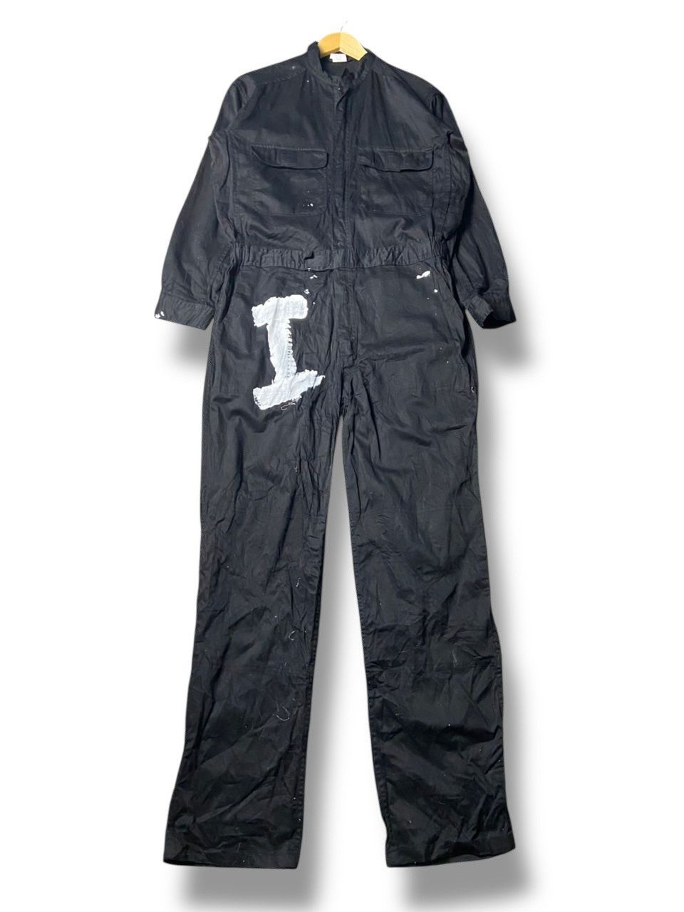 Japanese Brand Japanese Brand Alphabet Printed Workwear Coveralls (152) Size US 33 - 1 Thumbnail