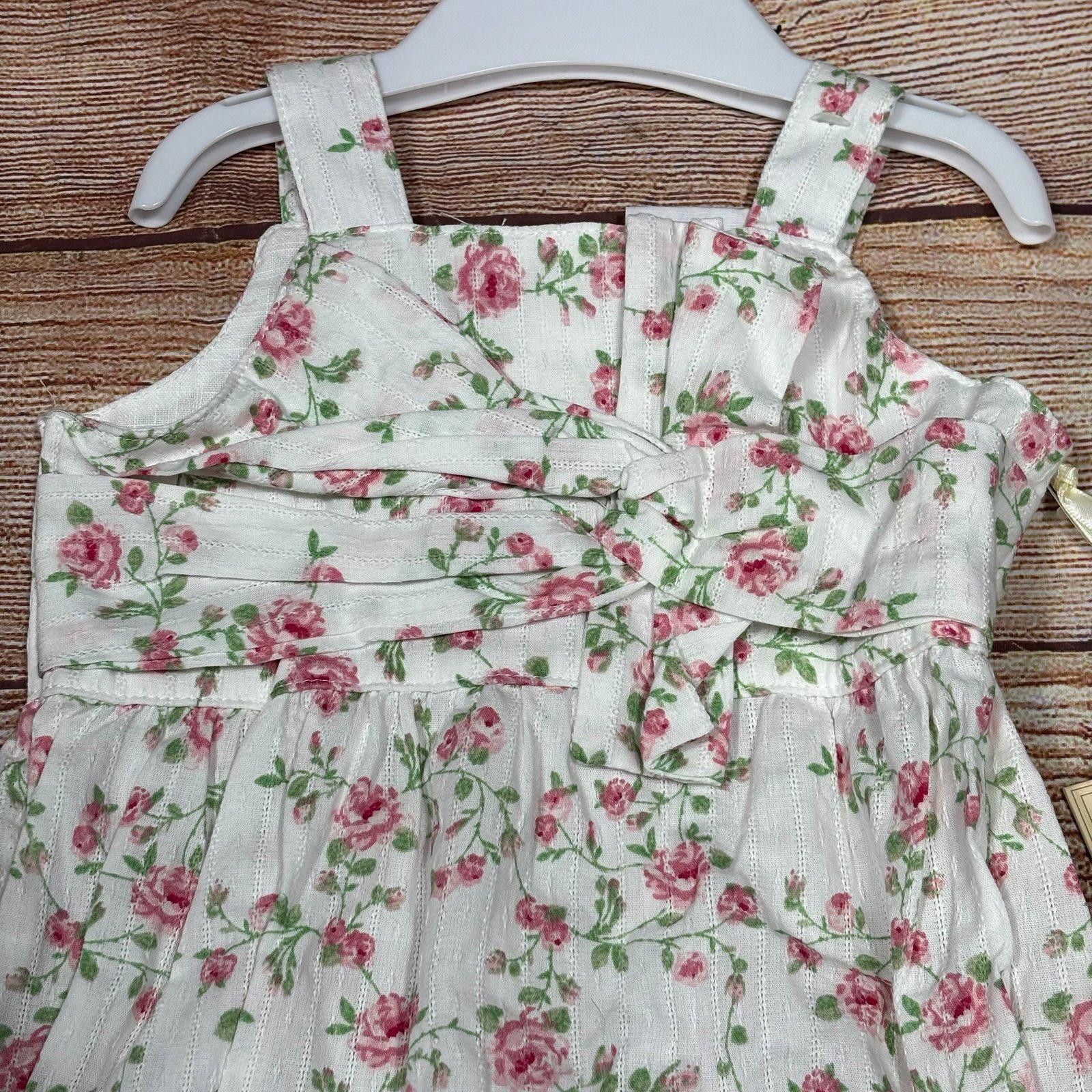 Other Laura Ashley Baby Floral Romper 0-3 Months NWT Size ONE SIZE - 2 Thumbnail