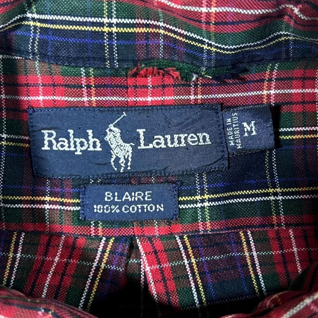 Ralph Lauren VINTAGE Ralph Lauren Blaire Tartan Check Long Sleeve Button-Down Shirt M Multicoloured Mens Regular Cotton Shirt Size US M / EU 48-50 / 2 - 3 Thumbnail