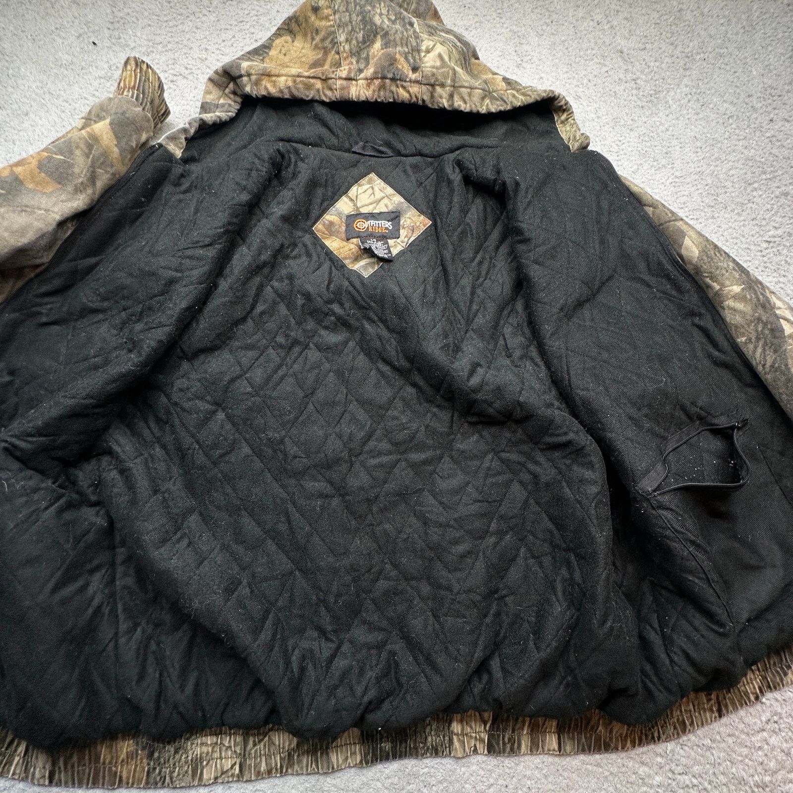 Realtree Outfitters Ridge Realtree Camo Jacket Men Large Quilt Lined Size US L / EU 52-54 / 3 - 9 Thumbnail