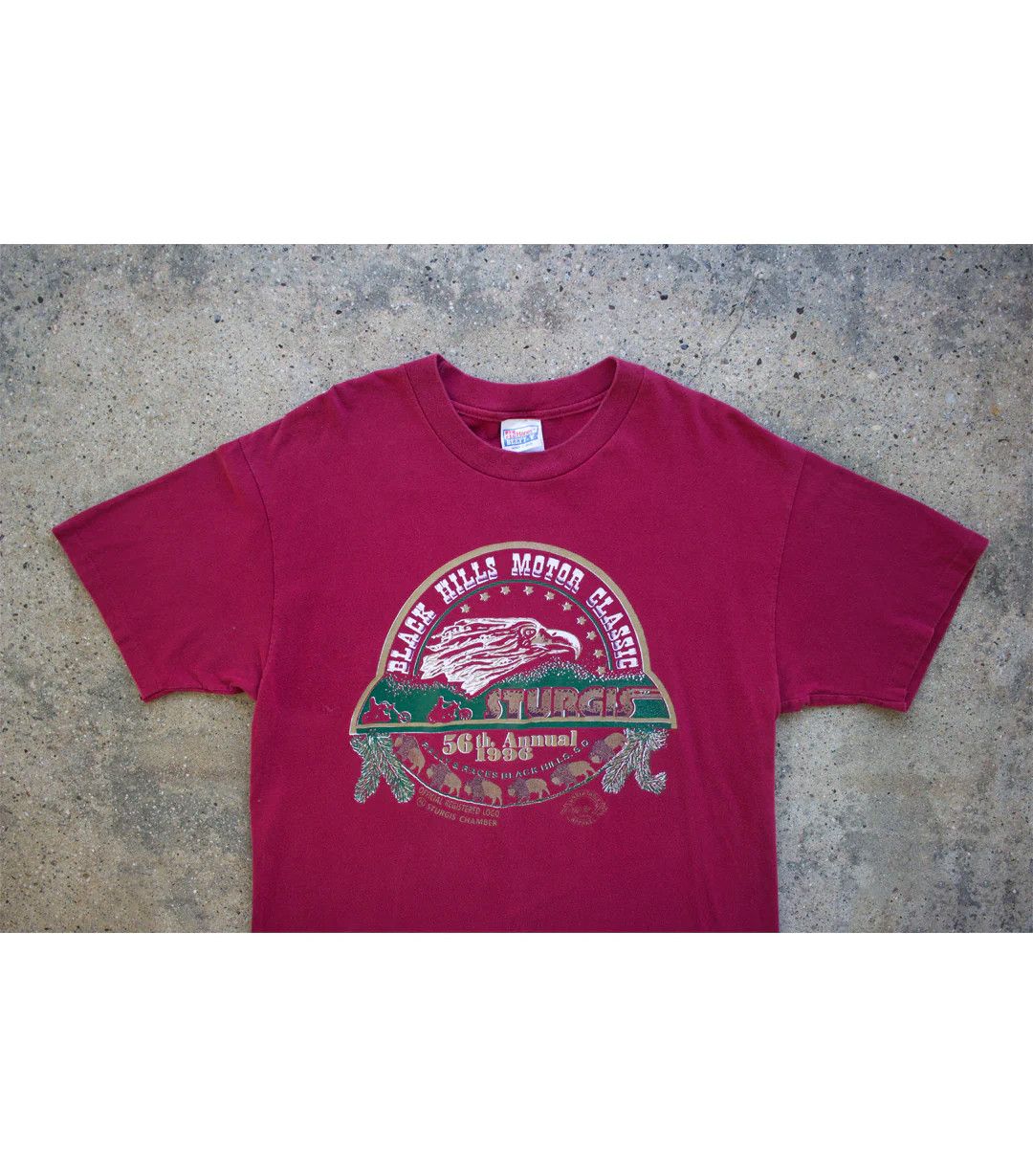 Vintage 1996 Vintage Sturgis Motorcycle Rally T-Shirt Size US L / EU 52-54 / 3 - 3 Thumbnail