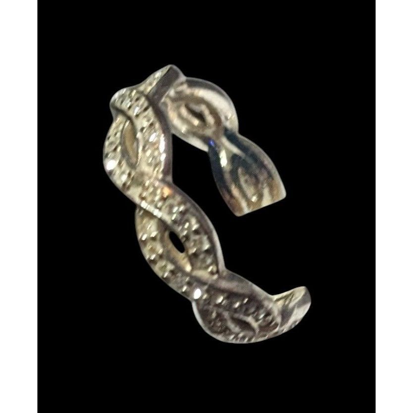 Other Infinity Clear Stoned Silver Tone Ring Size 8 Size ONE SIZE - 3 Thumbnail
