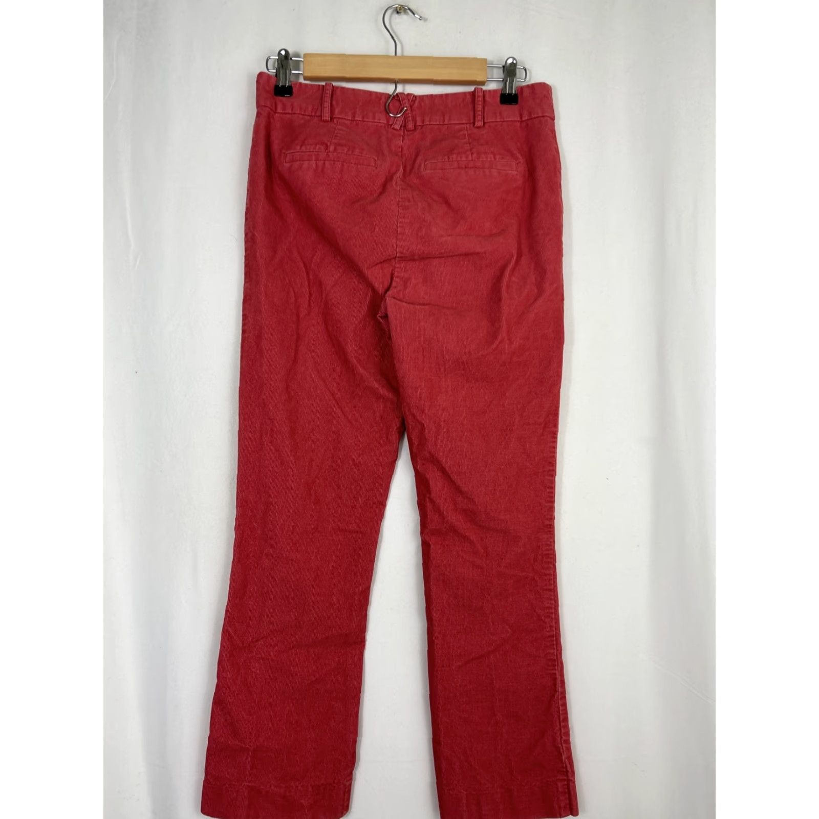 Anthropologie Anthropologie Jeans Womens Sz 4 Pink/Salmon Slot Pocket Straight Leg Ankle 30x26 Size 27" / US 4 / IT 40 - 7 Thumbnail