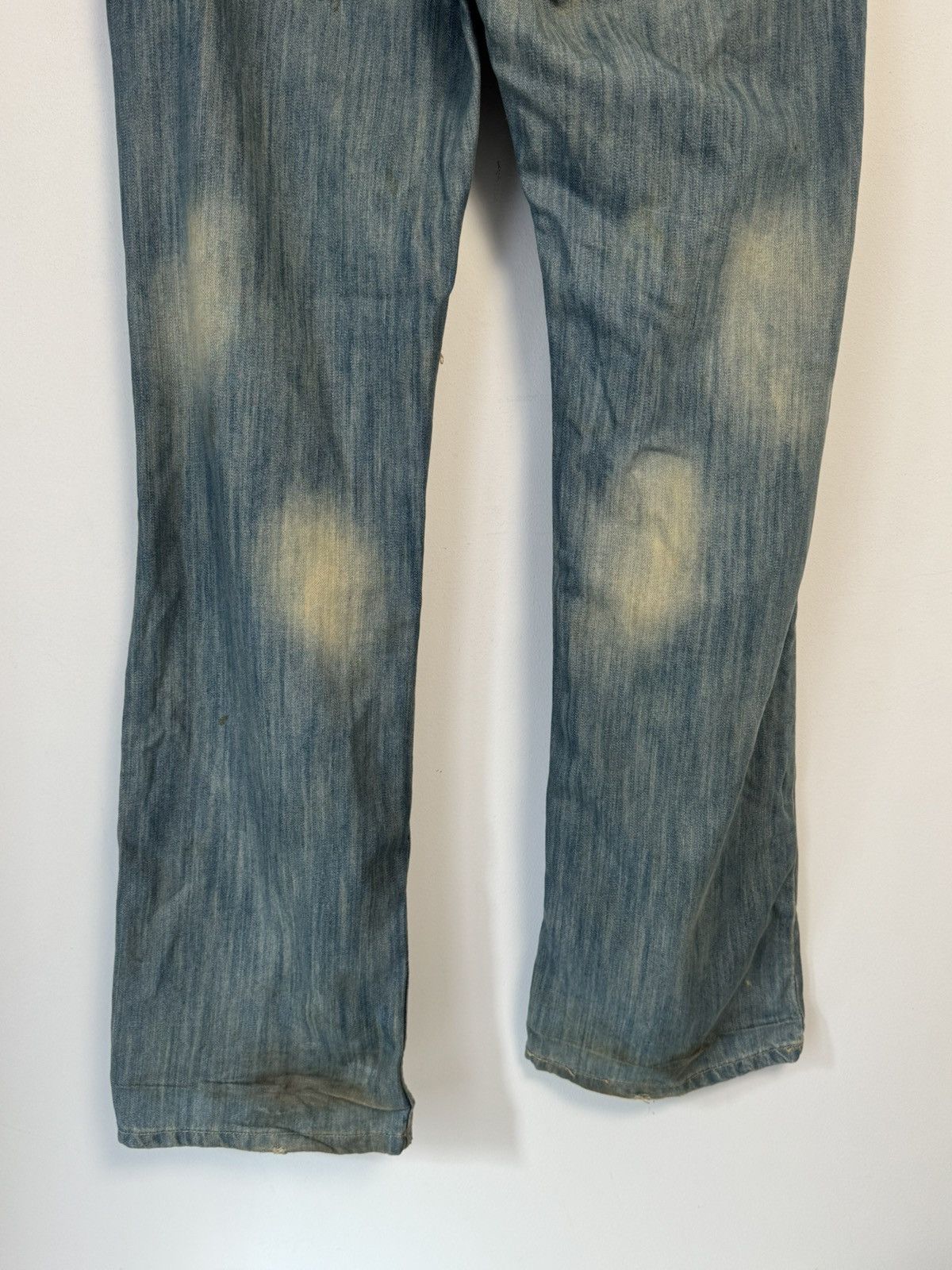 Dolce & Gabbana Vintage Dolce & Gabbana Distressed Faded Poem Denim Jeans Size US 33 - 15 Thumbnail
