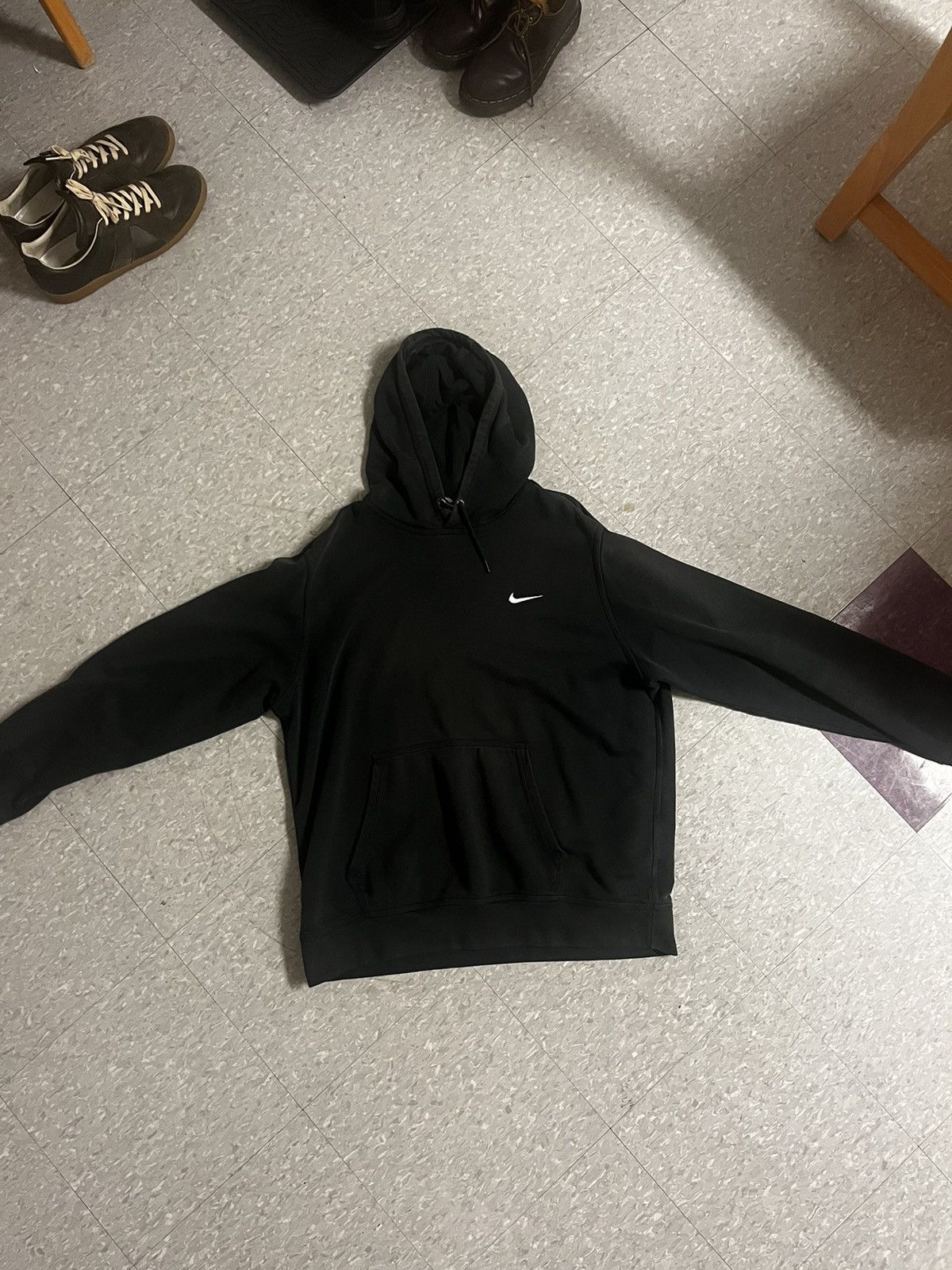 Vintage Black Nike Hoodie
