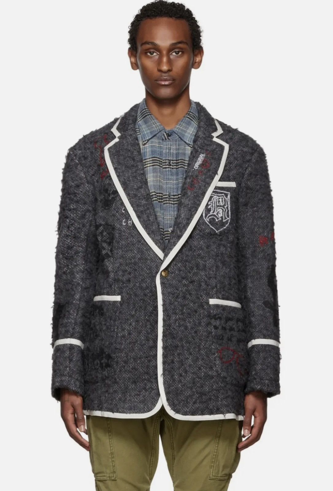 R13 R13 Wool Oversized Blazer – Size XS (Oversized / Unisex) Size 38S - 2 Thumbnail