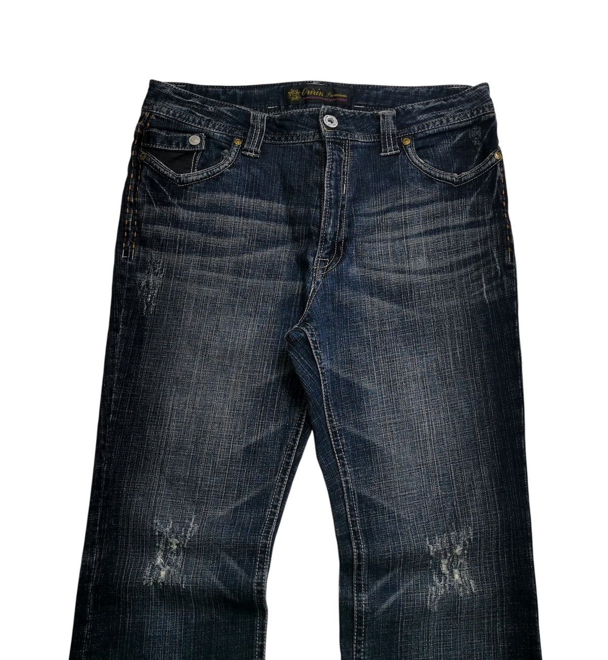KMRii Oririns Distressed Flared,Bootcut Jeans Size US 34 / EU 50 - 4 Thumbnail