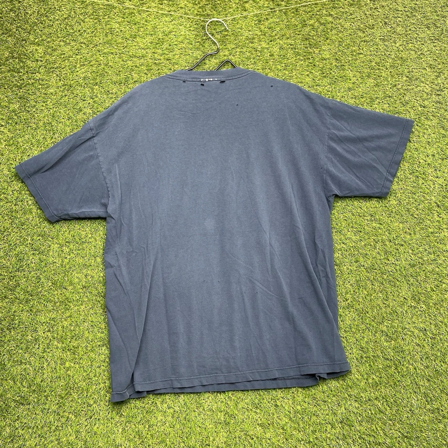 Vintage VINTAGE NC-17 Shave Your Shirt Men’s XL T-Shirt 90s Skate Grunge Blue Cotton Crew Neck Size US XL / EU 56 / 4 - 2 Thumbnail