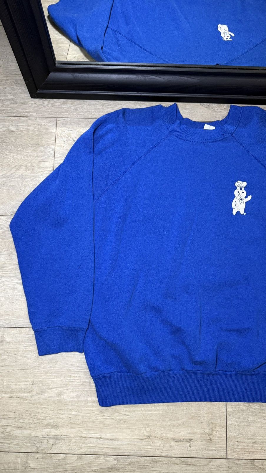 Fruit Of The Loom Vintage / Y2K 1980s Pillsbury Doughboy Logo Sweatshirt Size US XL / EU 56 / 4 - 3 Thumbnail