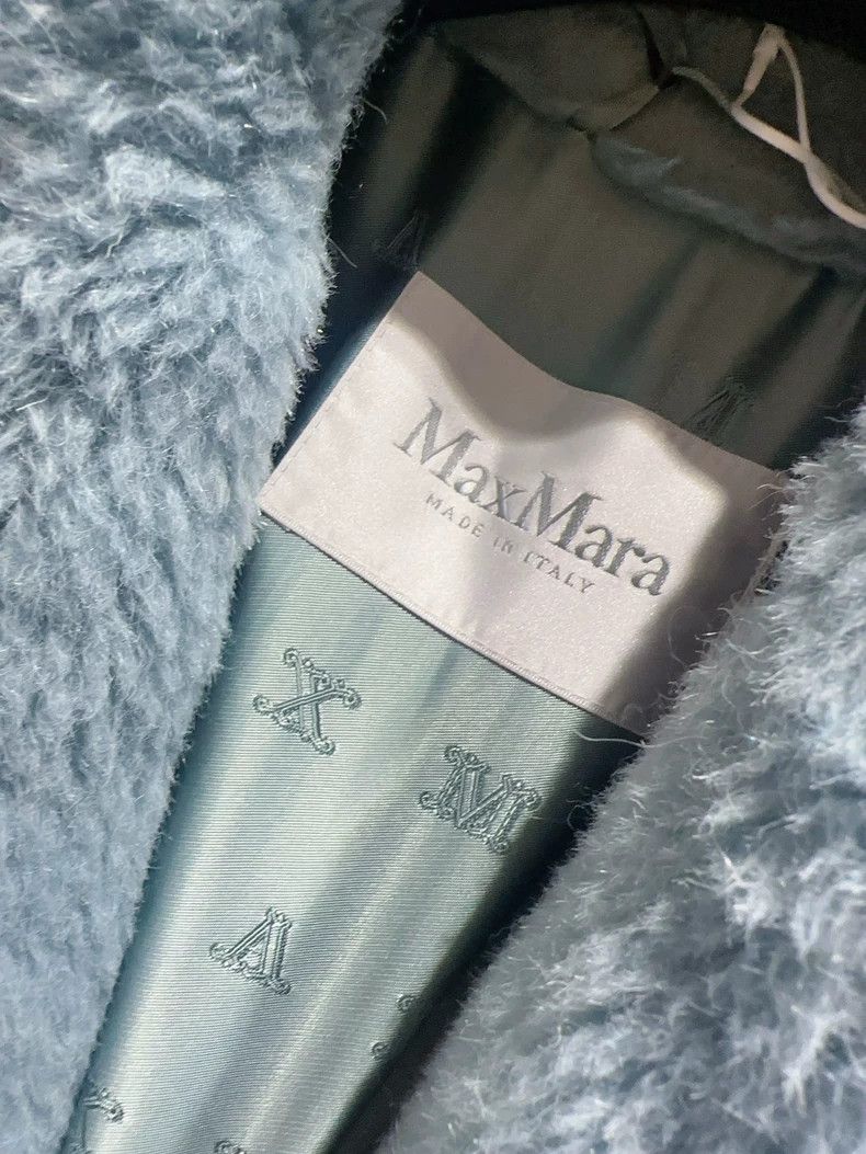 Max Mara Max Mara Blue Teddy Vest Coat Size S / US 4 / IT 40 - 8 Thumbnail