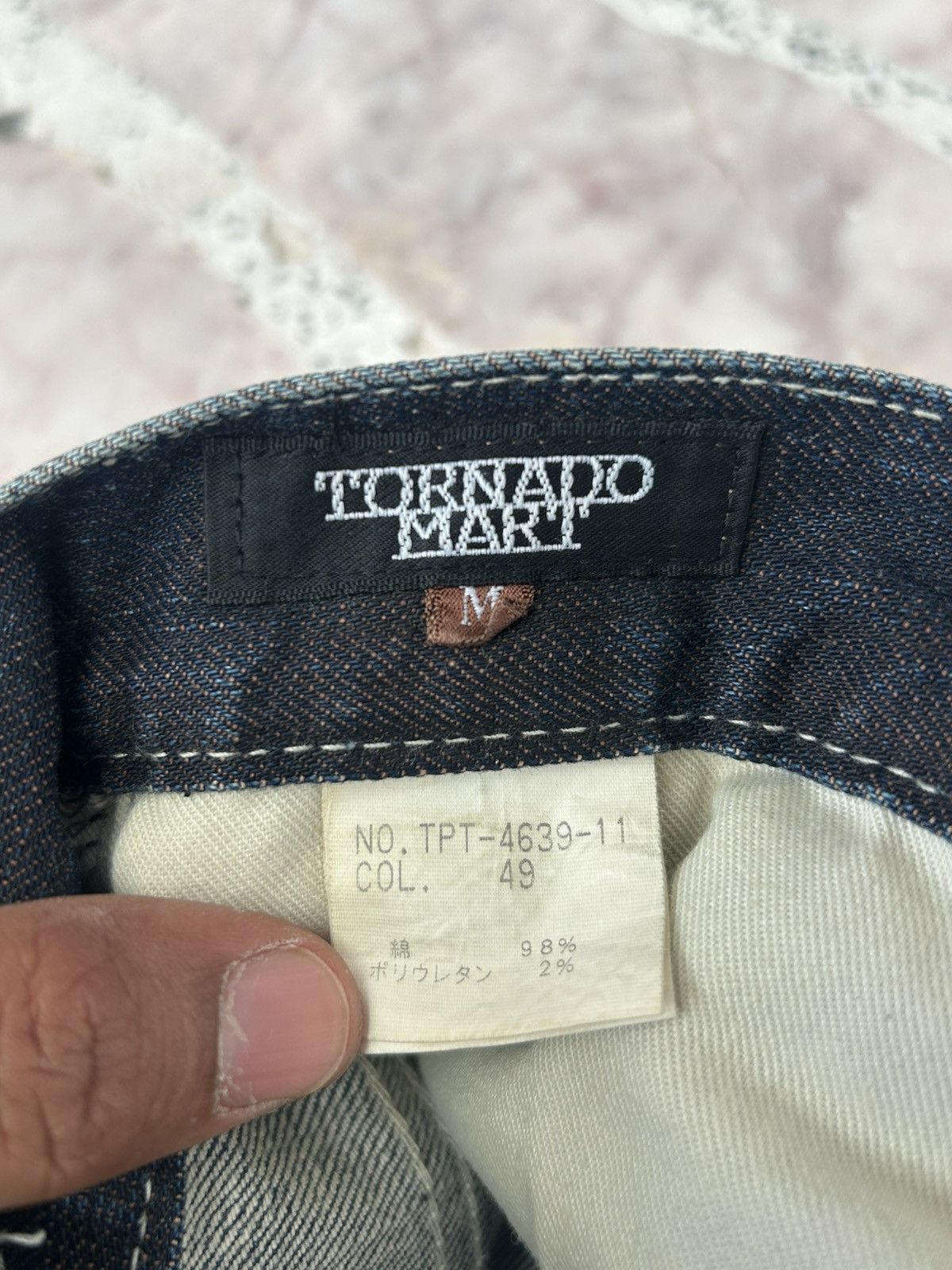 Tornado Mart Tornado Mart Denim Japan Flare Vintage Size US 31 - 12 Thumbnail