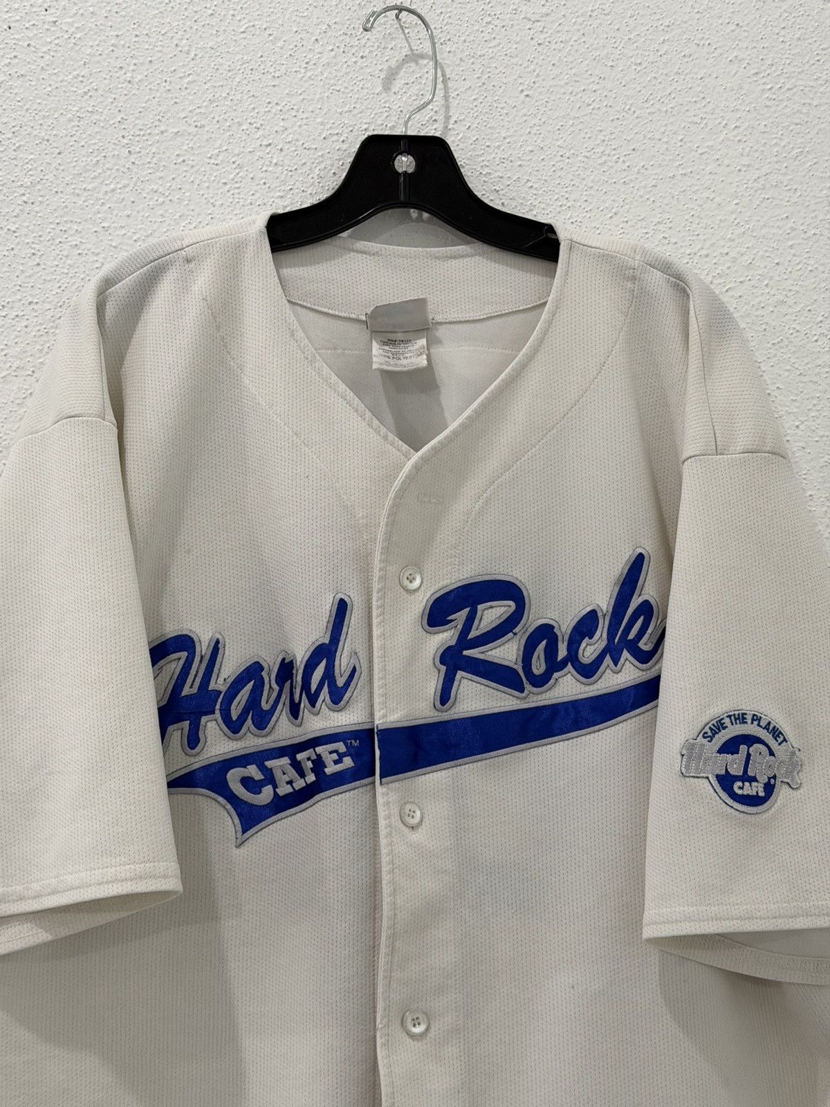 Hard Rock Cafe Vintage 90s Hard Rock Cafe Los Angeles Baseball Jersey XL Size US XL / EU 56 / 4 - 2 Thumbnail