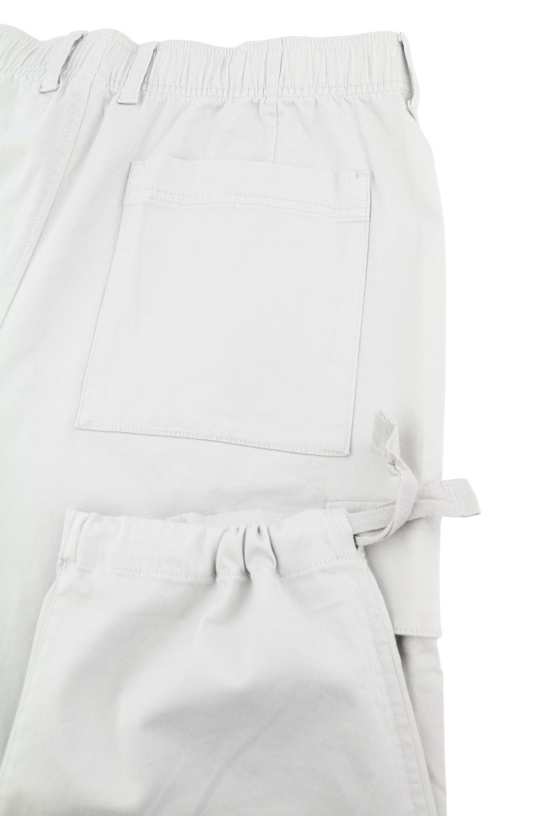 Calvin Klein STRAIGHT CARGO L Light Grey Elastic Waist Trousers 87454 Size US 34 / EU 50 - 5 Thumbnail
