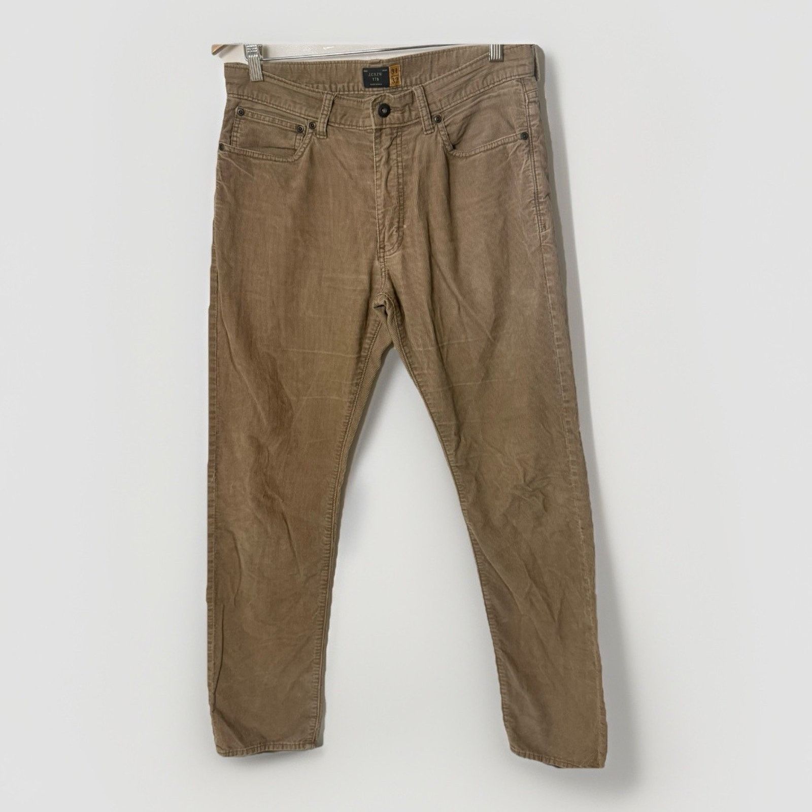J.Crew J Crew Pants 770 Corduroy Straight Leg Comfort Casual Office Size US 31 - 1 Thumbnail