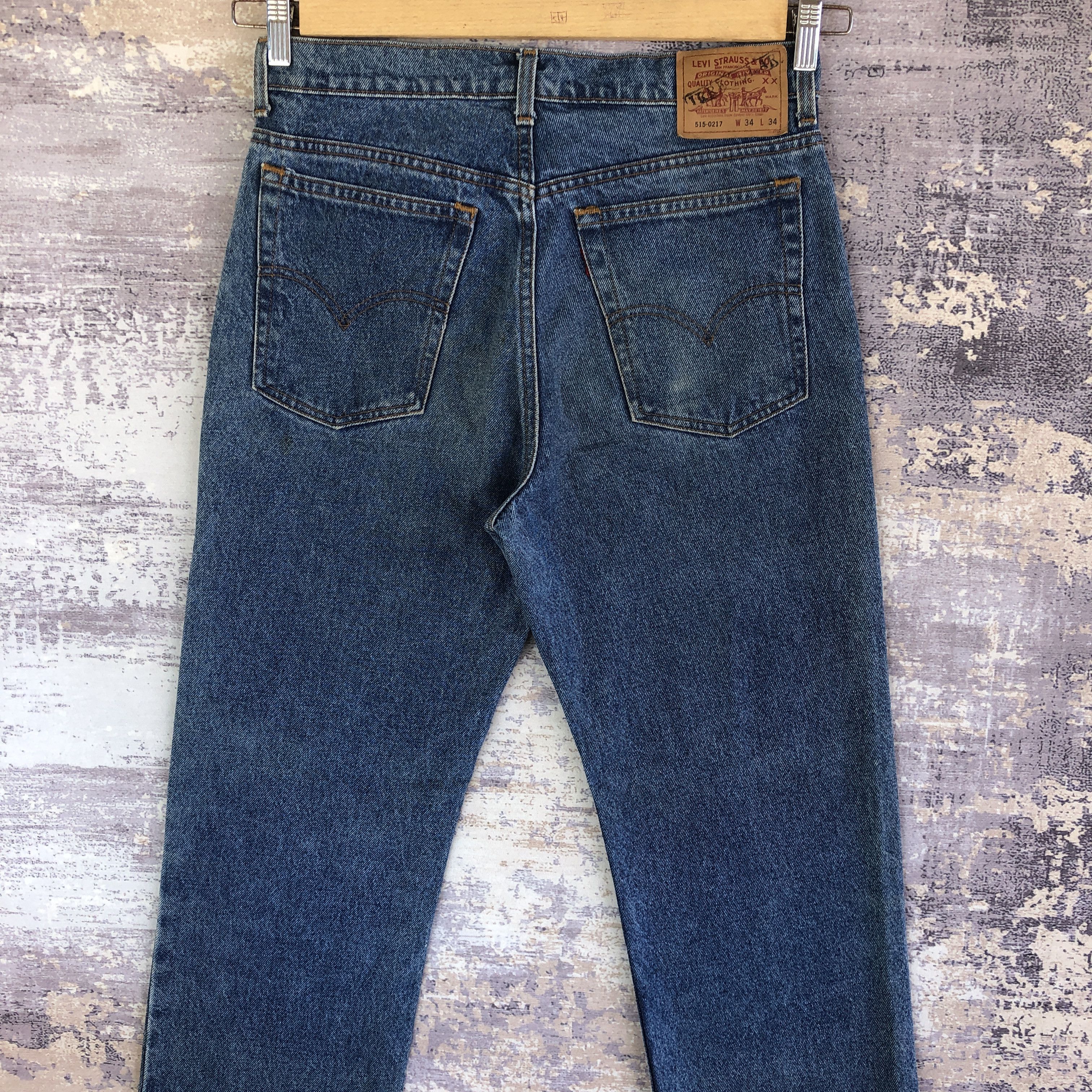 Levi's Vintage Levis 515 Dirty Jeans Levi's Faded Stonewash Denim Size US 32 / EU 48 - 4 Thumbnail