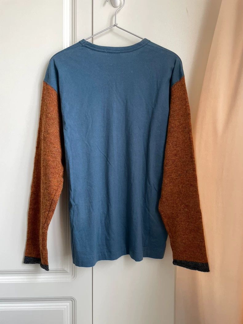 Comme des Garcons Comme Des Garcons Wool cotton patchwork knit long-sleeve b Size US M / EU 48-50 / 2 - 3 Thumbnail