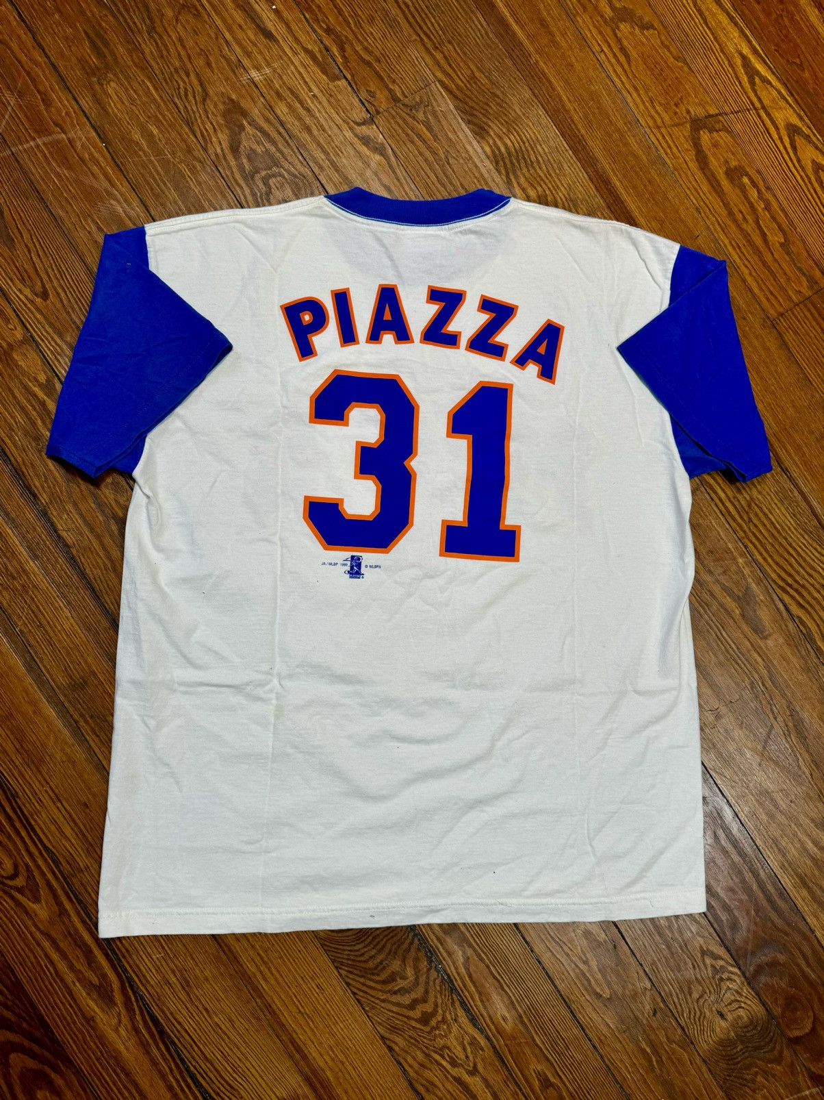 MLB × Majestic × Vintage 1999 New York Mets Mike Piazza Vintage 90’s Baseball Jersey Size US XL / EU 56 / 4 - 7 Thumbnail