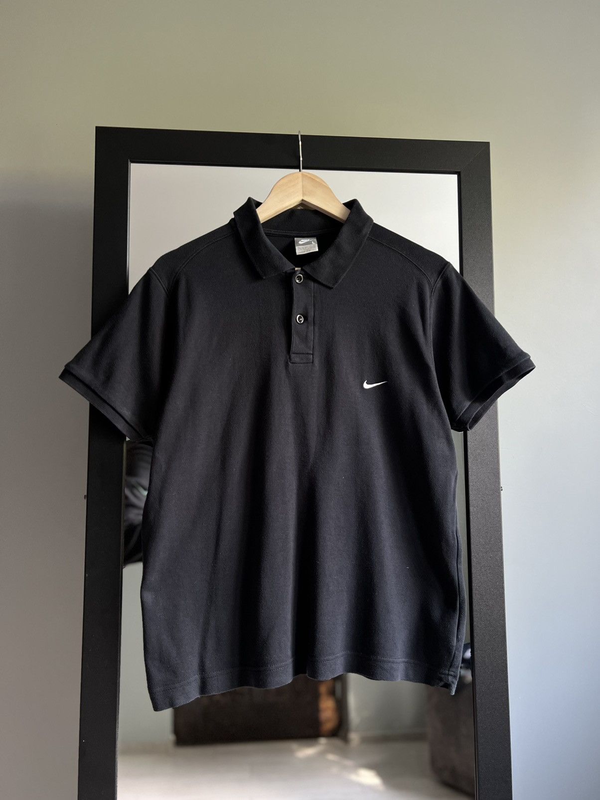 Nike Vintage Nike Swoosh Polo T-shirt Size US L / EU 52-54 / 3 - 1 Thumbnail