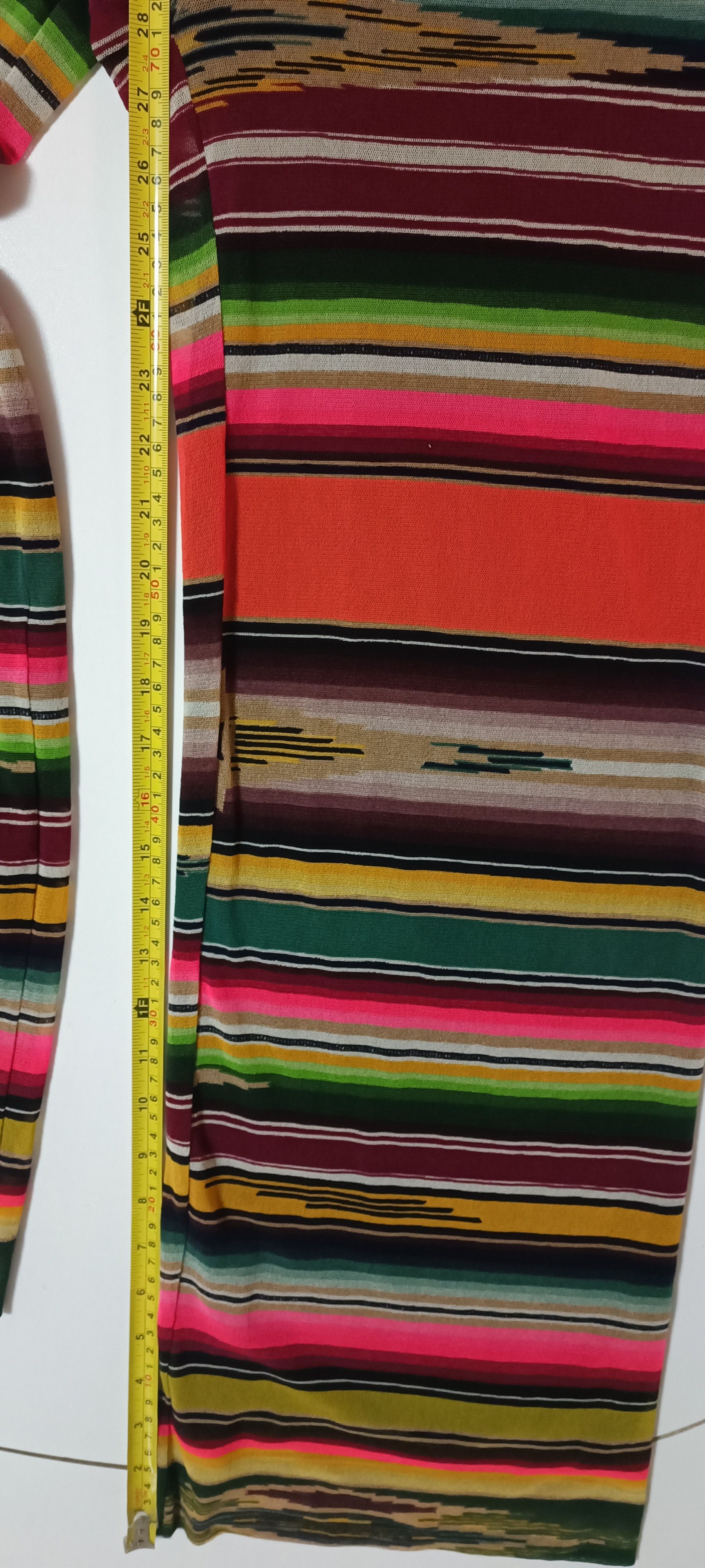 Jean Paul Gaultier SS2005 - Multicolor stripes double layer - mesh nylon Pants Size 25" / US 0 / IT 36 - 22 Thumbnail