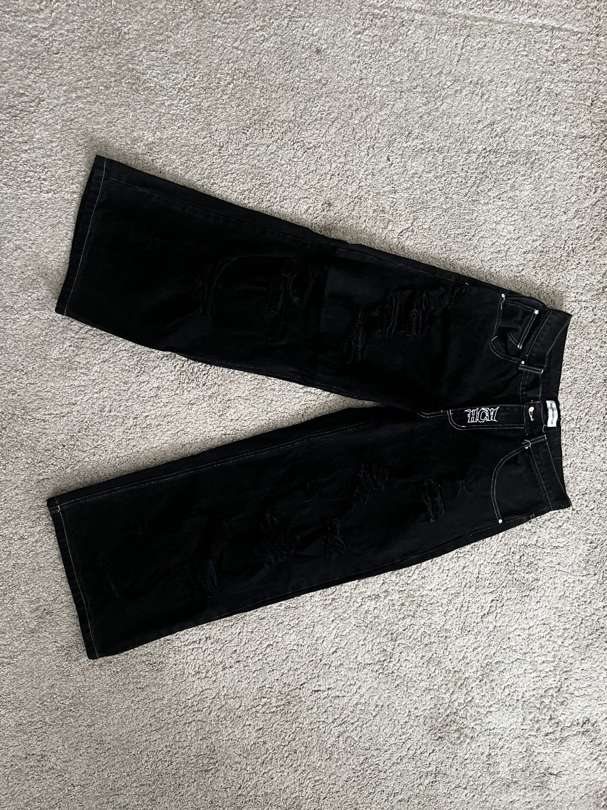Heaven can wait destroyed denim
