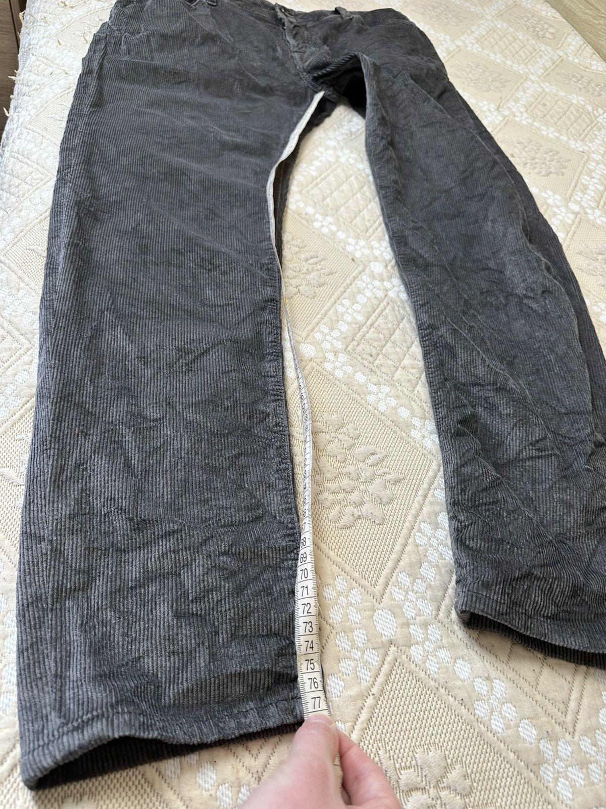 Jacob Cohen 🔥 Jacob Cohen Nick Slim Corduroy Trousers Pants Velvet Size US 35 - 15 Thumbnail