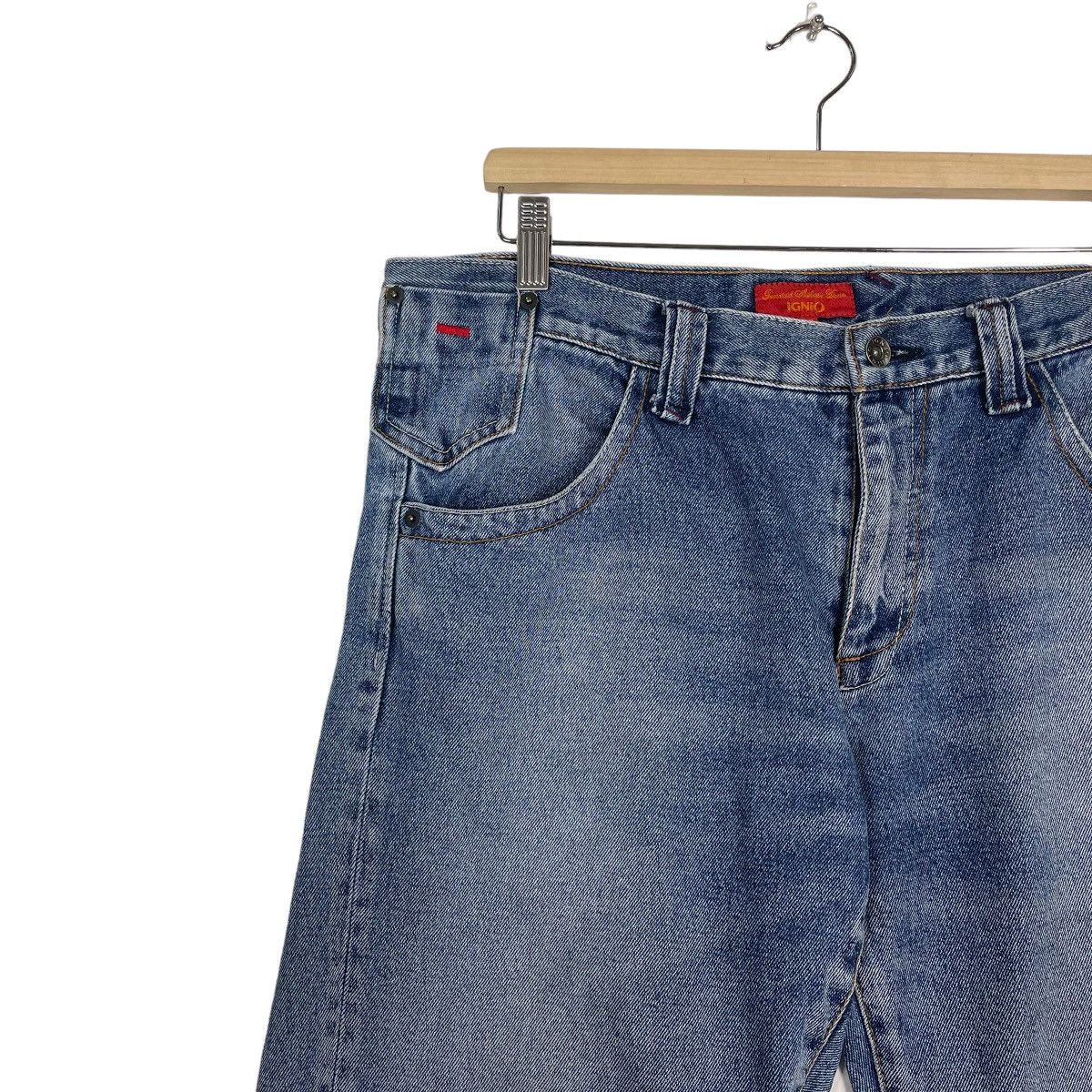 Japanese Brand IGNIO FADED BLUE JEANS Size US 36 / EU 52 - 6 Thumbnail