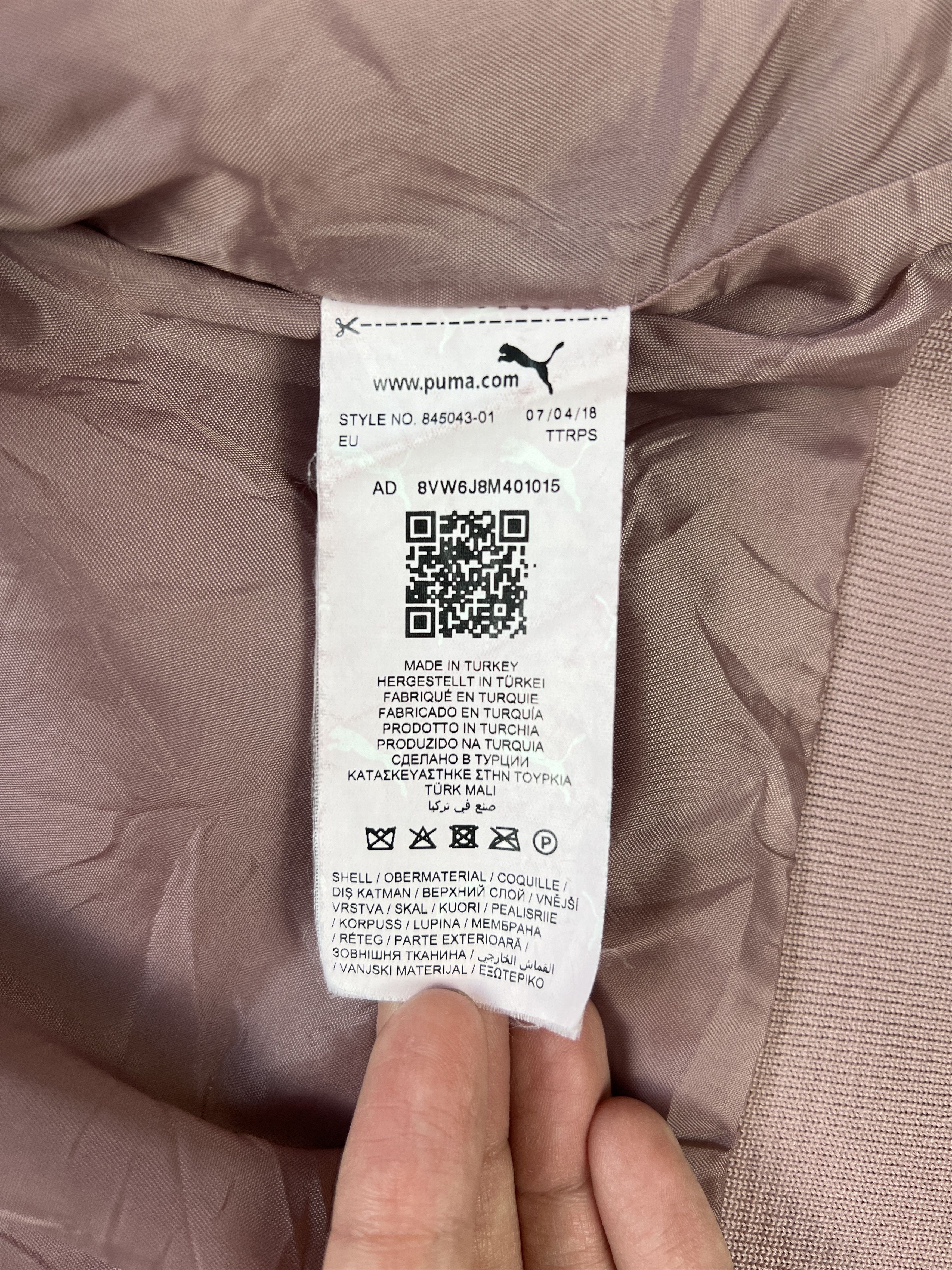 Puma PUMA T7 Satin Bomber Track Jacket Pink Rose Size S / US 4 / IT 40 - 22 Thumbnail