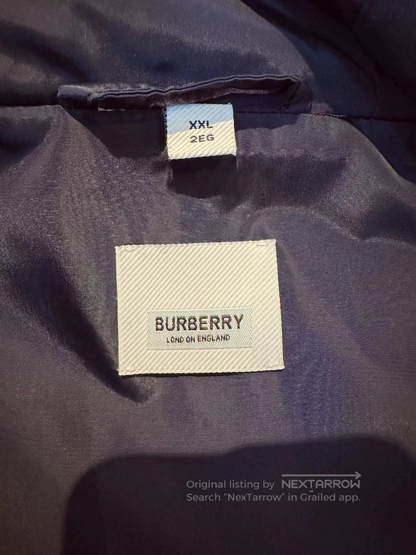 Burberry Burberry Dark Blue Casual Jacket. Size US XXL / EU 58 / 5 - 8 Thumbnail