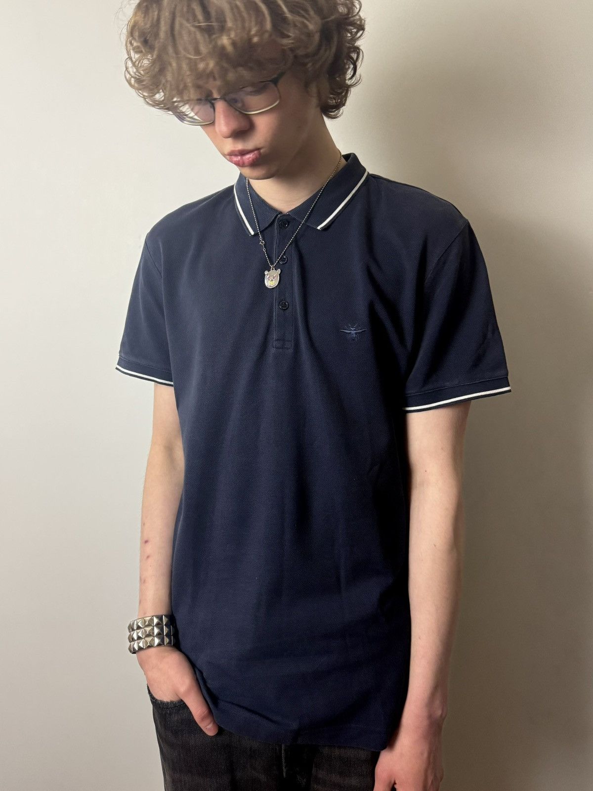 Dior × Hedi Slimane Dior Homme SS06 Blue & White Striped Union
