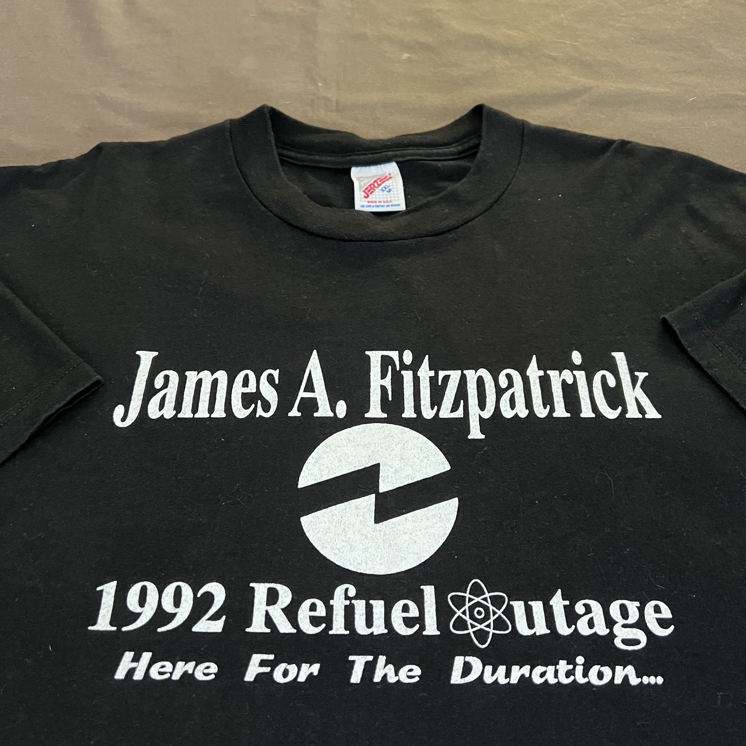 Arts & Science × Vintage Vtg. 90s James A. FitzPatrick Nuclear Power Plant Promo Tee Size US XXL / EU 58 / 5 - 1 Thumbnail