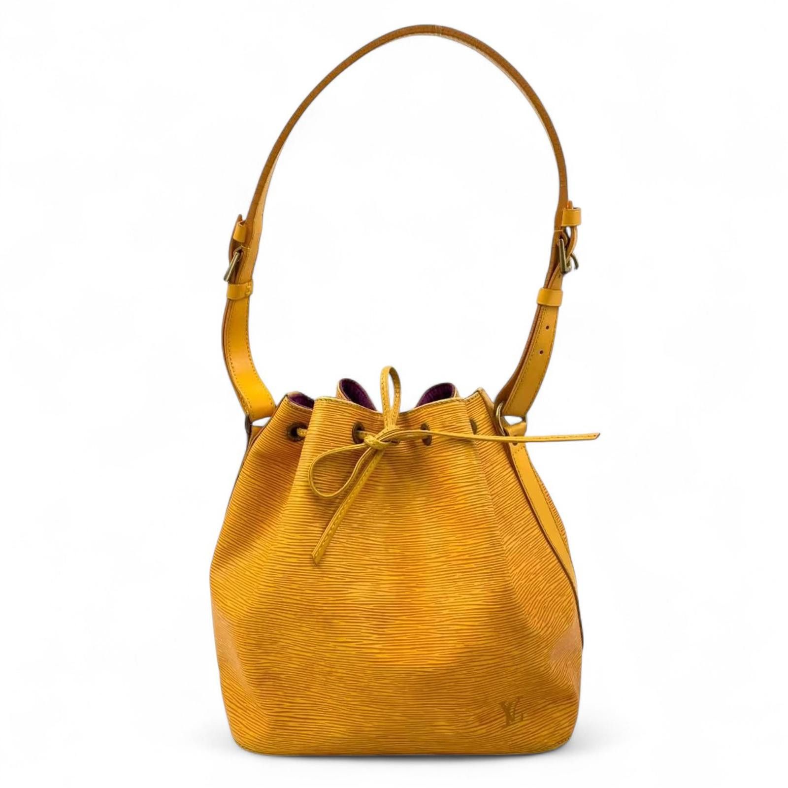 Louis Vuitton Louis Vuitton - Yellow Epi Leather Bucket Bag Size ONE SIZE - 2 Thumbnail