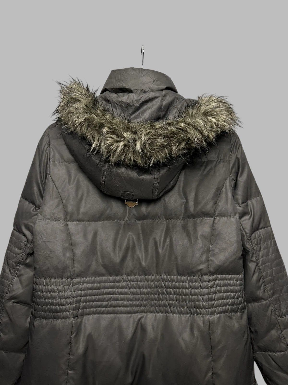 Issey Miyake Miss Sixty Grey Trench Jacket Y2K Belted Longline Style Size S / US 4 / IT 40 - 10 Thumbnail