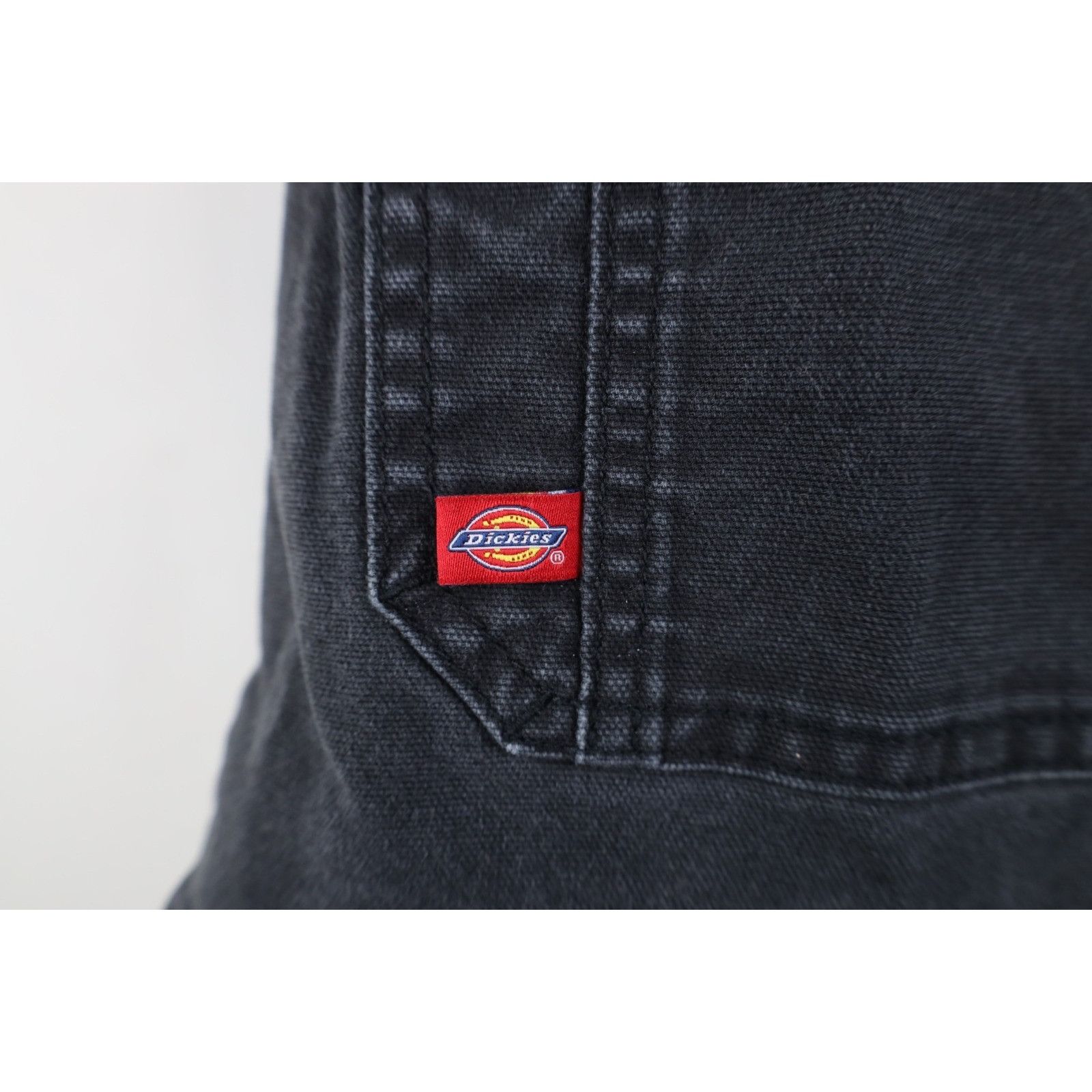Dickies Vintage Y2K Dickies Distressed Cut Off Canvas Overalls Size 26" / US 2 / IT 38 - 5 Thumbnail