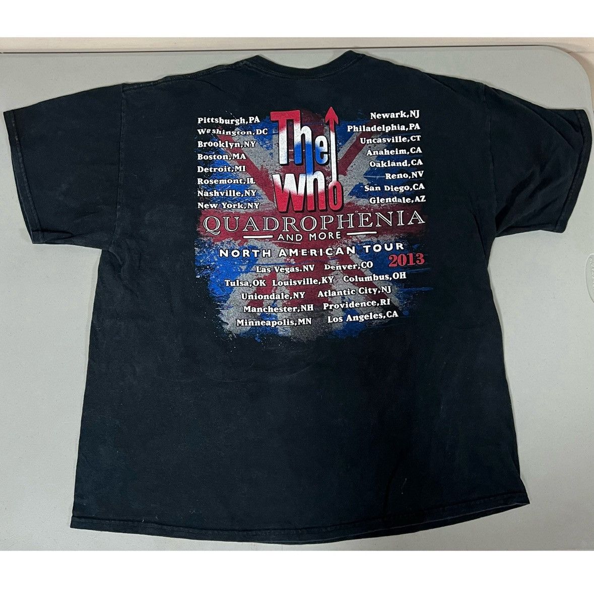 Band Tees Black ‘The Who Quadrophenia: 2013’ Band Tee Shirt Top XL 🇬🇧✨ Size US XL / EU 56 / 4 - 5 Thumbnail