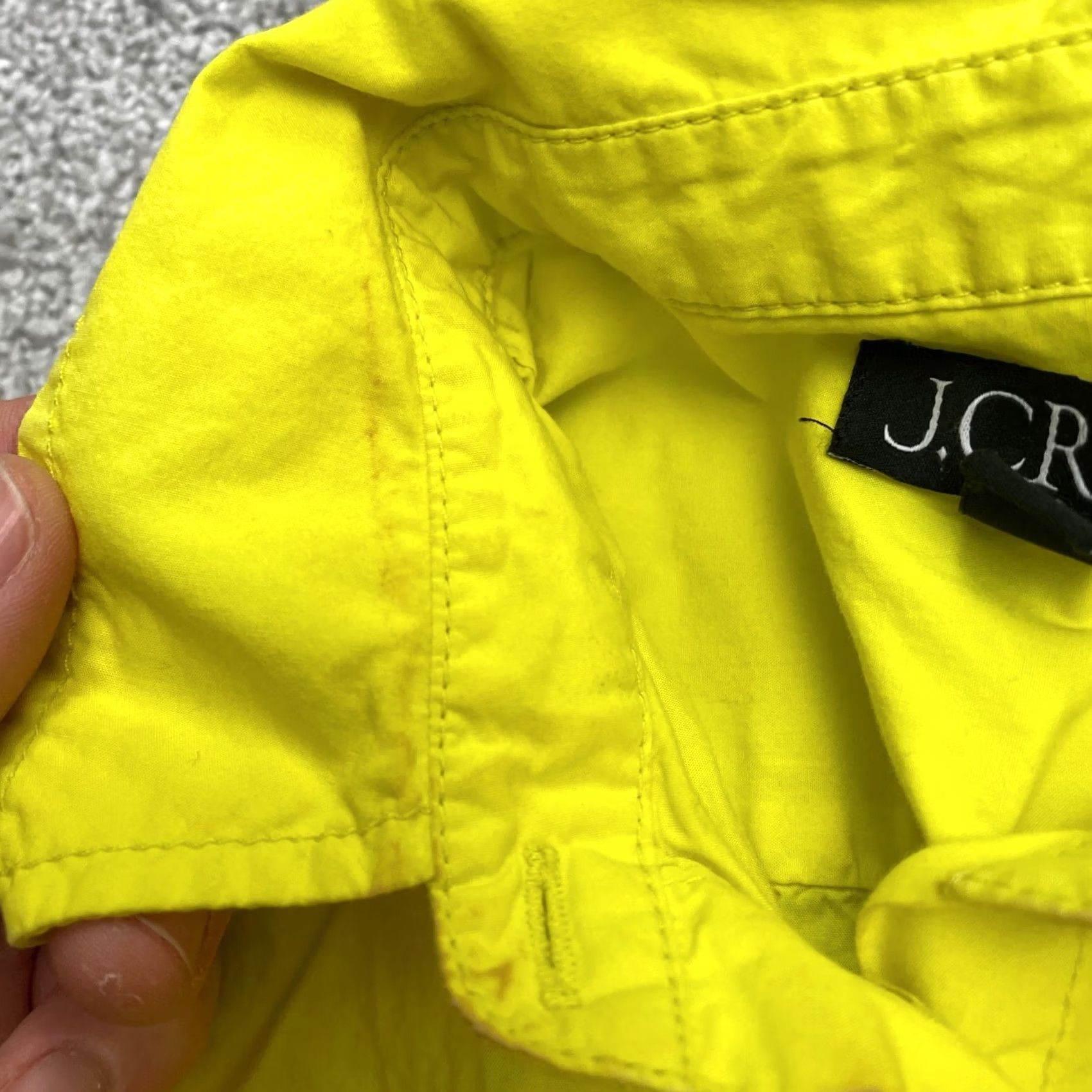 J.Crew J. Crew Shirt Womens 00 Yellow Cotton Solid Long Sleeve Casual Button Down Top Size XXS / US 00 / IT 34 - 5 Thumbnail