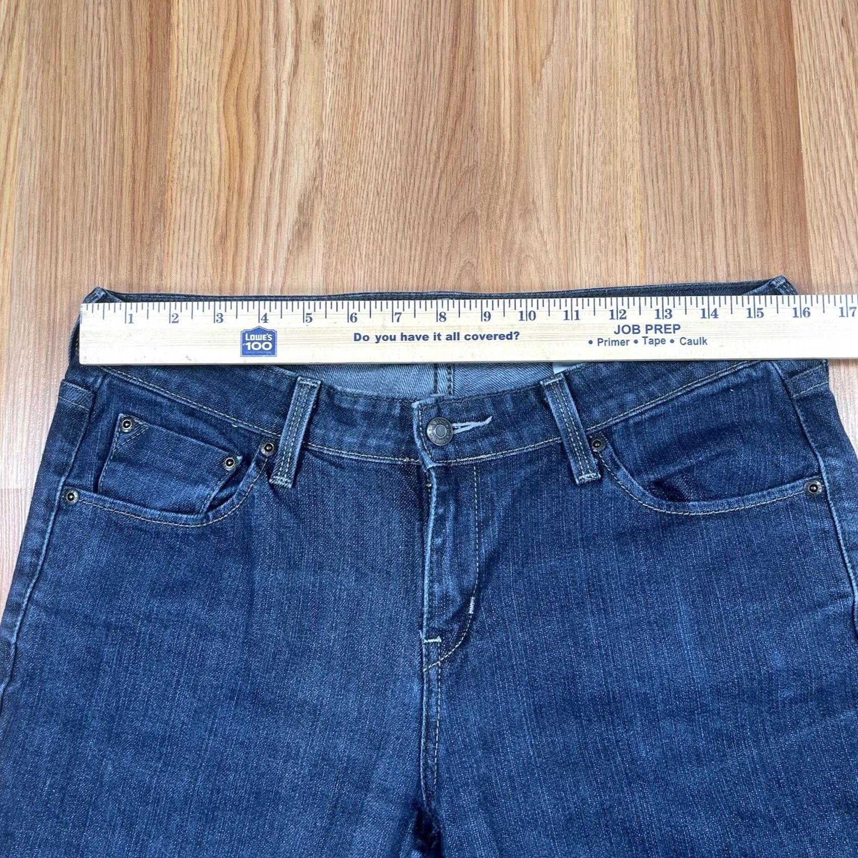 Vintage Signature by Levi Strauss & Co. Jeans Womens 10 Tall Blue Low Rise Bootcut Stretch Denim Jeans Size 32" / US 10 / IT 46 - 3 Thumbnail
