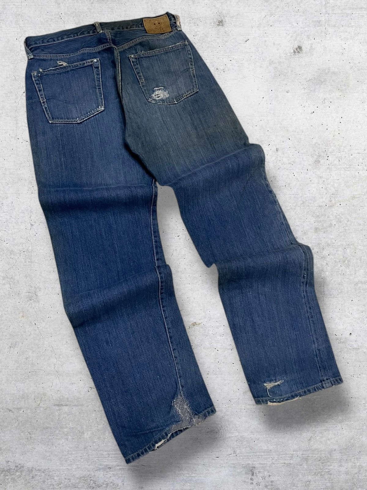Nepenthes VINTAGE HOGGS BY NEPHENTES OG JAPAN DESIGNER SELVEDGE DENIM Size US 29 - 14 Thumbnail
