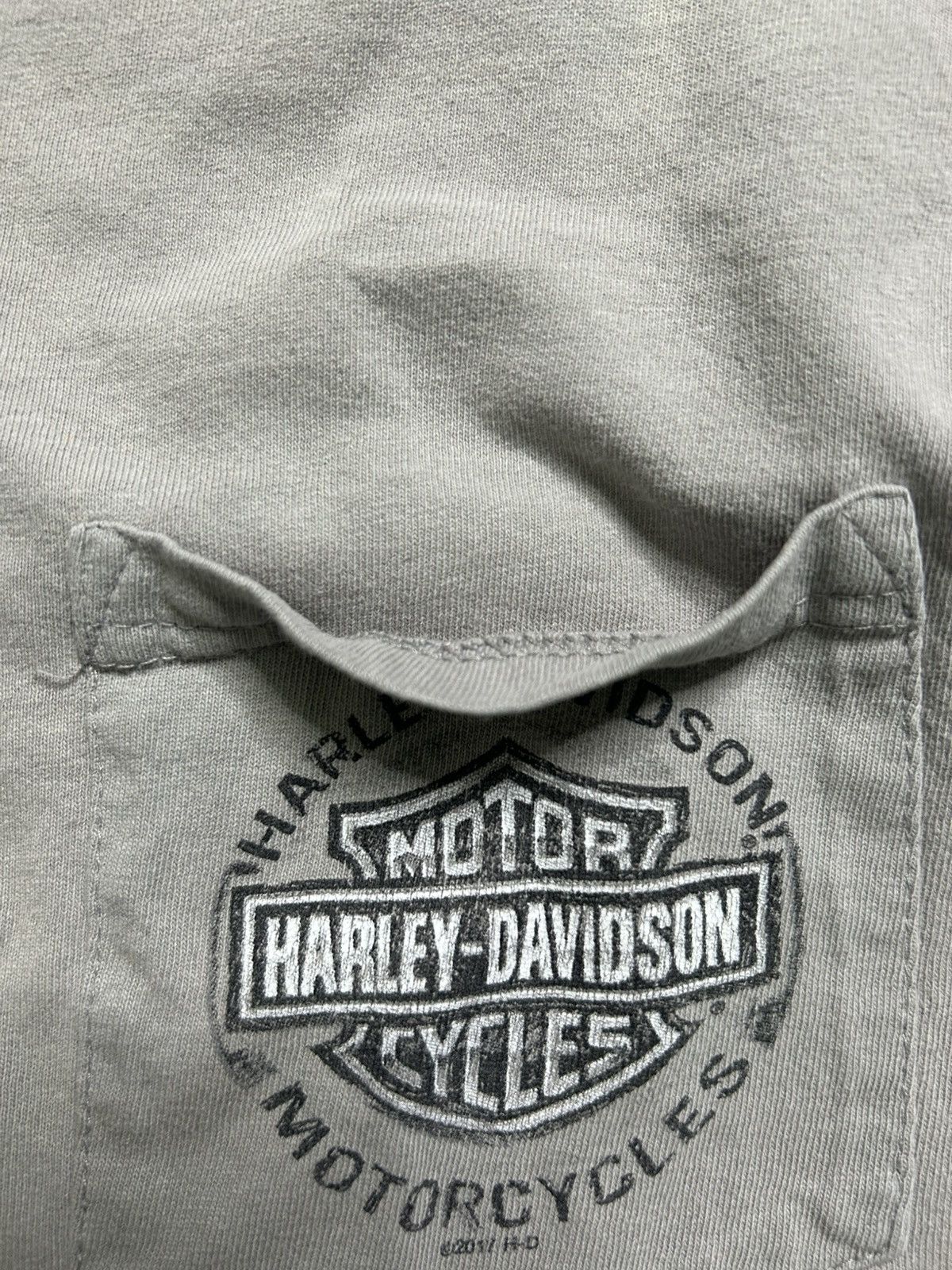 Harley Davidson Vintage Y2K Harley Long Sleeve Tee Utah Dated 2017 Size US XL / EU 56 / 4 - 4 Thumbnail