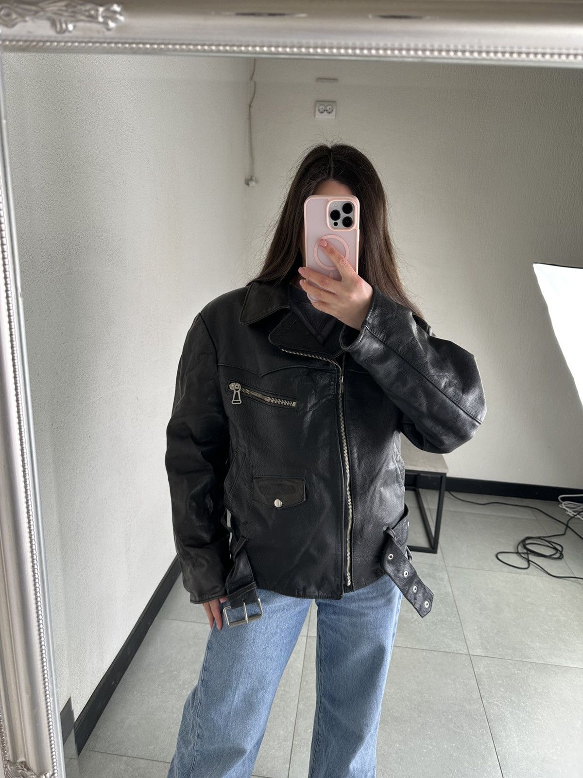 Japanese Brand Vintage Leather Jacket Size L / US 10 / IT 46 - 14 Thumbnail