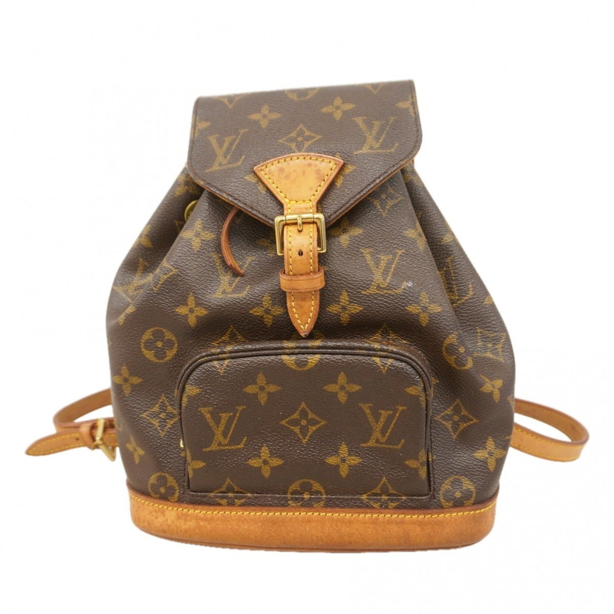 LOUIS VUITTON M43834 Monogram Kim Jones Pacific drawstring bag Backpack Louis Vuitton Monogram Kim Jones Pacific Backpack Brown Blue  main image 3