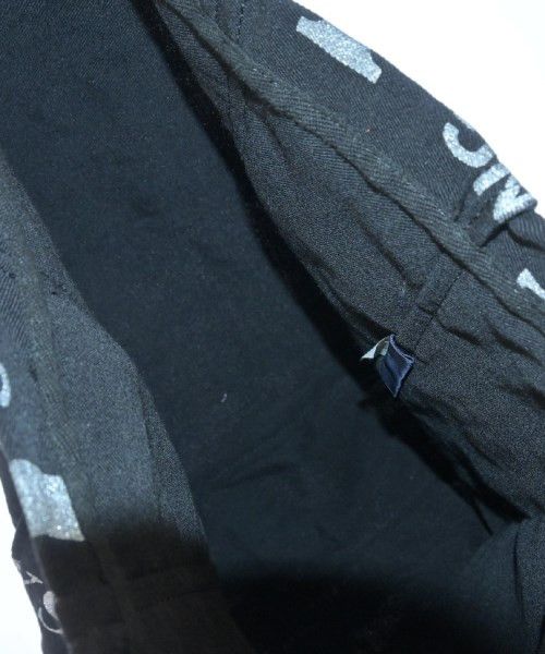 Comme des Garcons Tote Bag all-over pattern wool logo print Black x Silver Size ONE SIZE - 5 Thumbnail