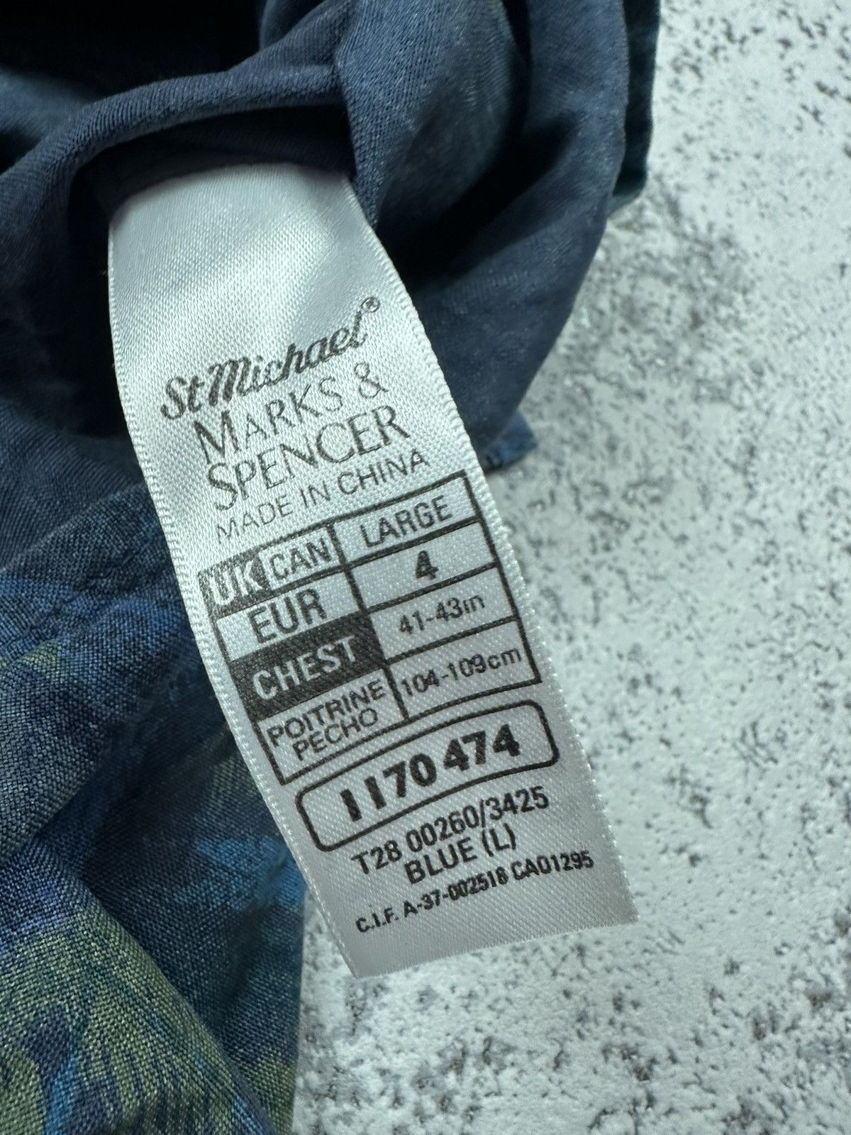 Vintage Vintage Shirt Designer 90s St Michael Marks Spencer Silk Size US L / EU 52-54 / 3 - 8 Thumbnail