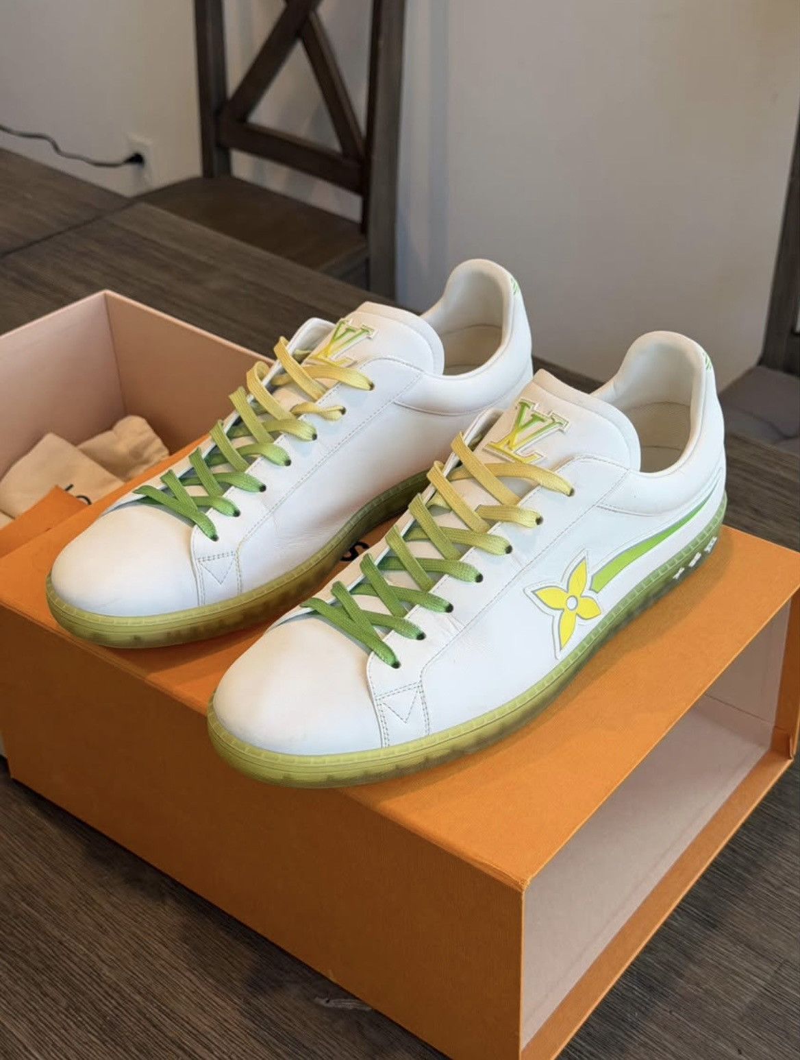 Louis Vuitton Authentic Louis Vuitton Luxembourg Samothrace Sneakers Size US 13 / EU 46 - 1 Thumbnail