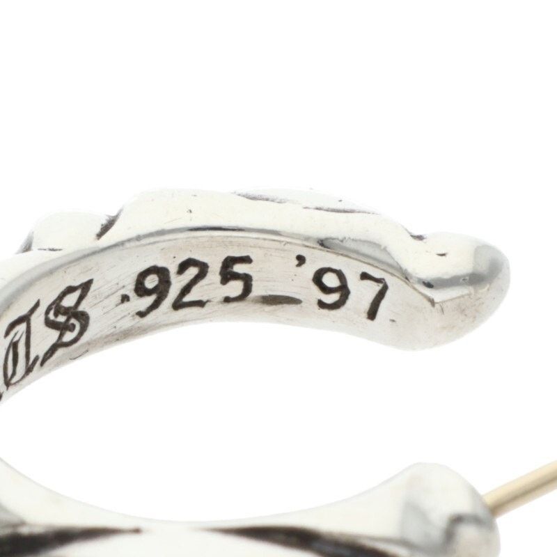 Chrome Hearts Chrome Hearts Scroll Hoop Silver Earring Size ONE SIZE - 4 Thumbnail