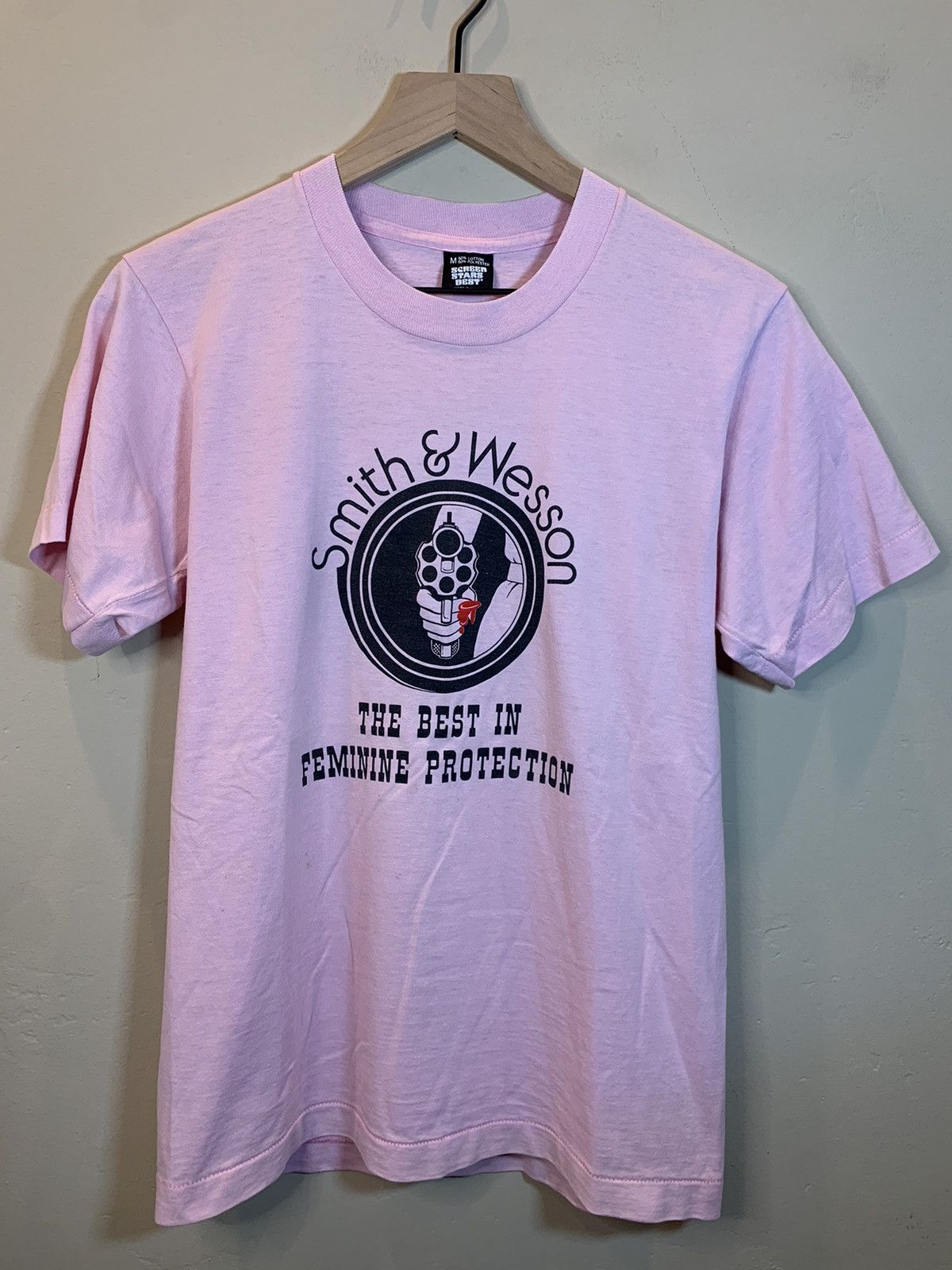 *RARE* Vintage Smith & Wesson Best Feminine Protection Shirt Tops