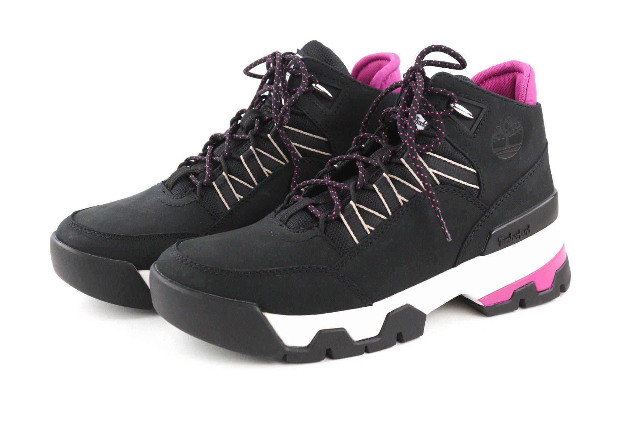 Timberland A2H41-A6319 EU37.5/38 Black Leather Trainers 80572 Size US 7.5 / IT 37.5 - 2 Thumbnail