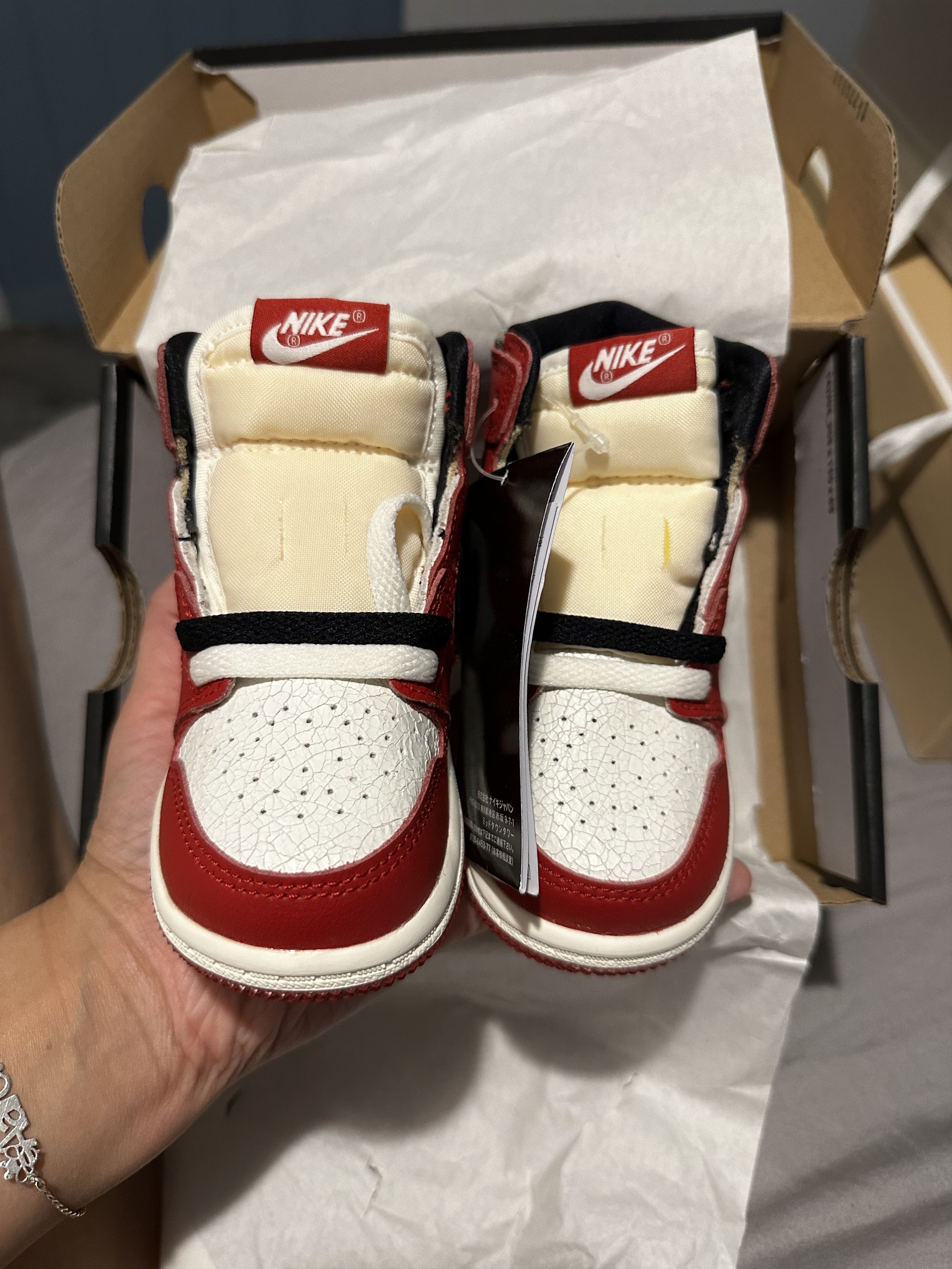 Jordan Brand Toddler “lost and found” Jordan 1 7C Size US 7 / EU 40 - 2 Thumbnail